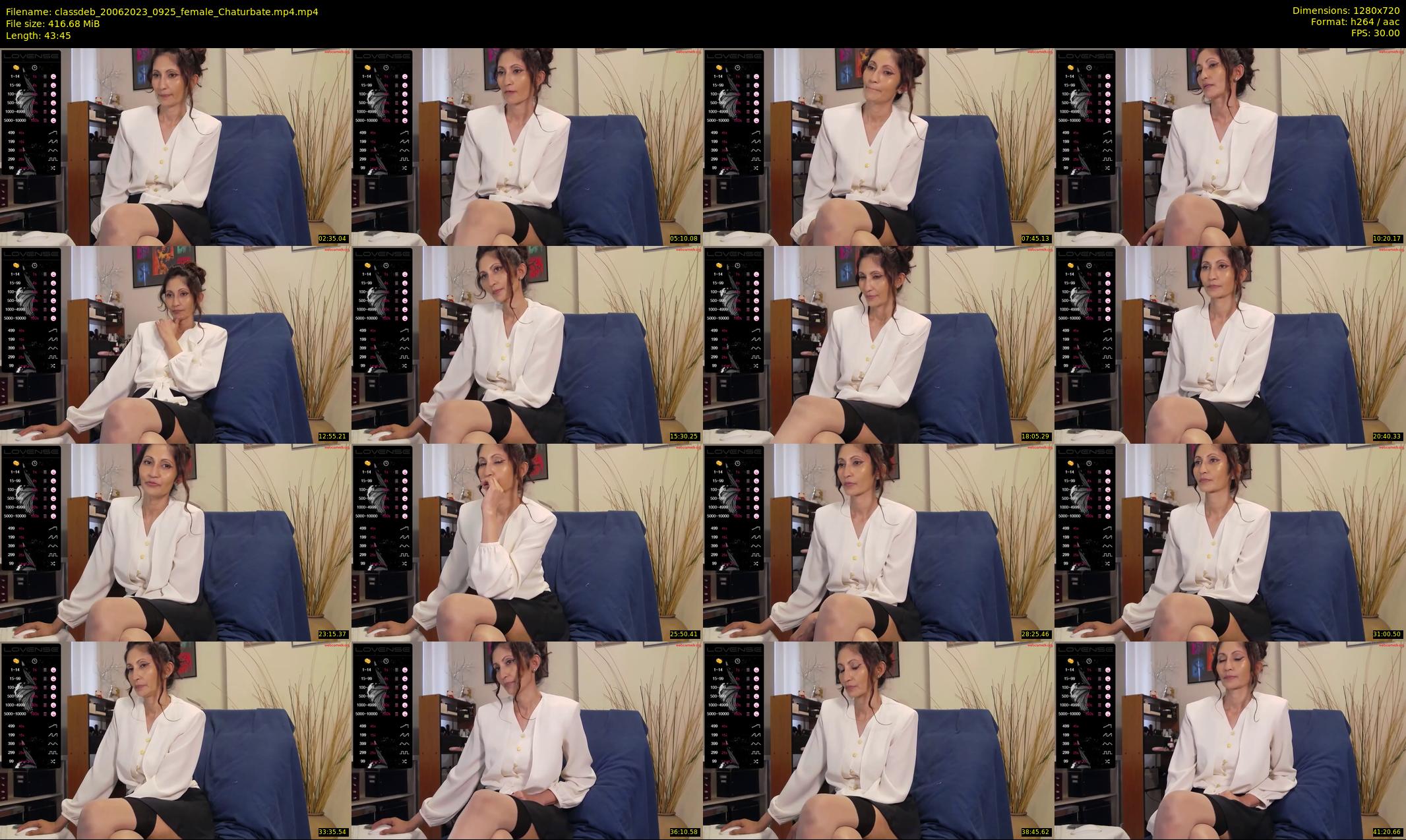classdeb — 44 minute Chaturbate female cam show recording, 720p, Jun 20, 2023