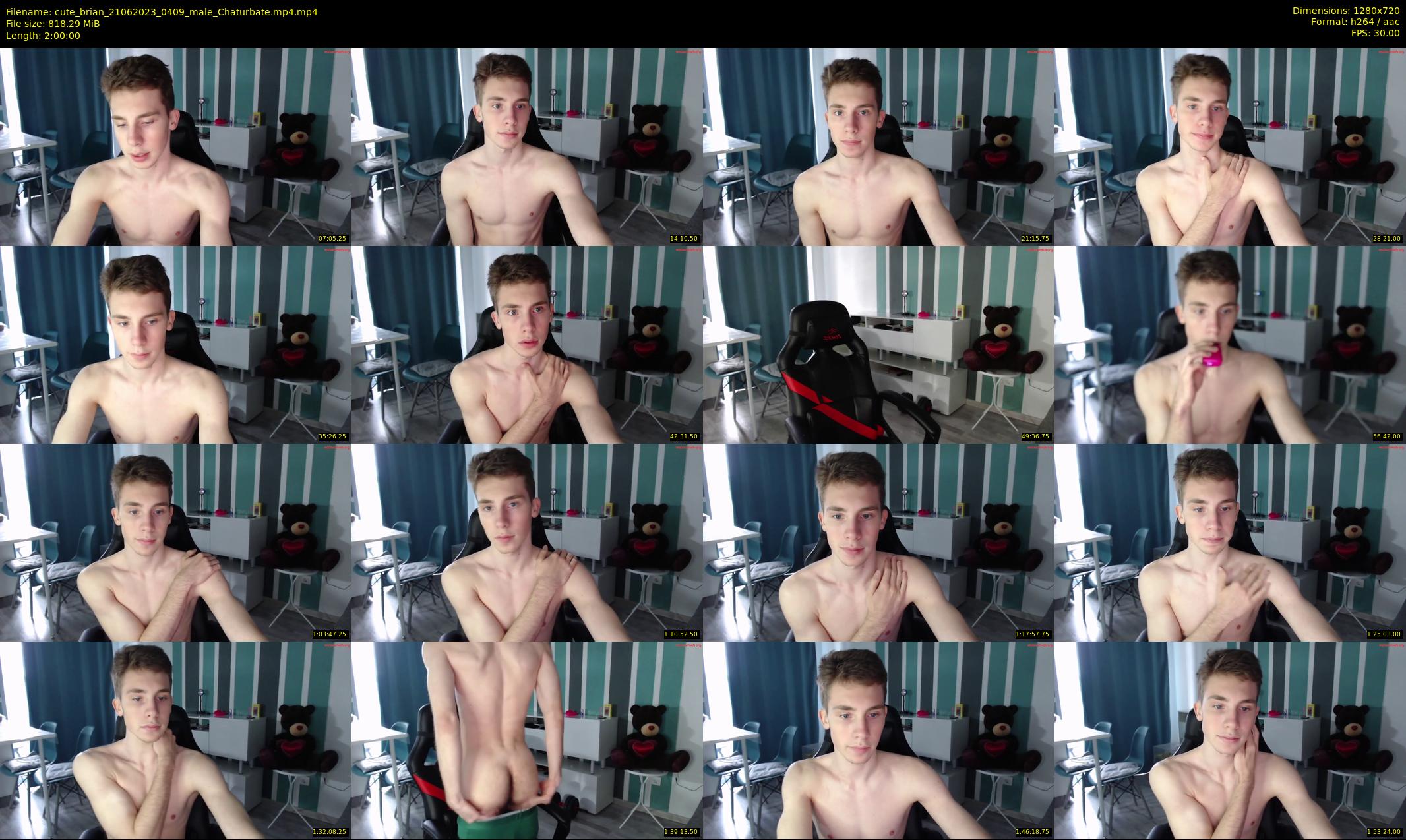 cute_brian — 120 minute Chaturbate male cam show recording, 720p, Jun 21, 2023