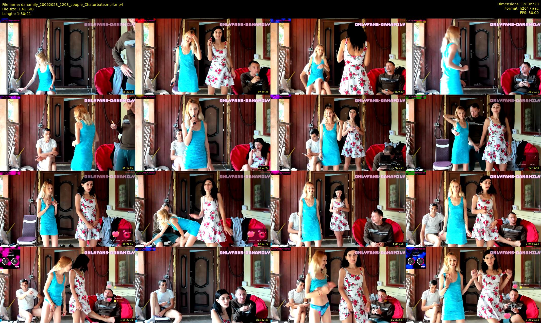 danamily — 91 minute Chaturbate female cam show recording, 720p, Jun 20, 2023