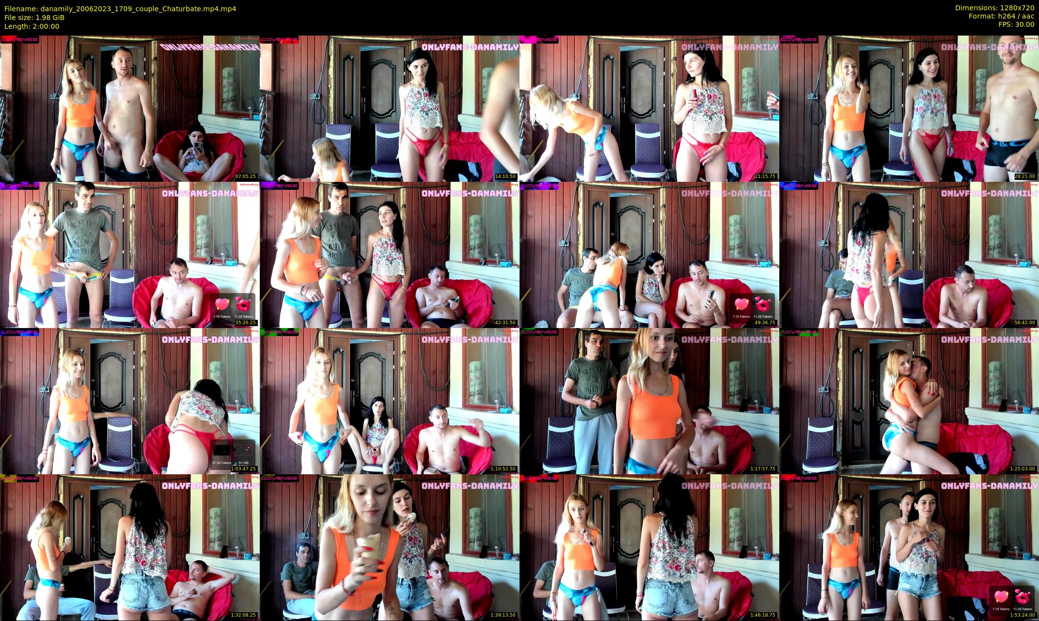 danamily — 120 minute Chaturbate female cam show recording, 720p, Jun 20, 2023
