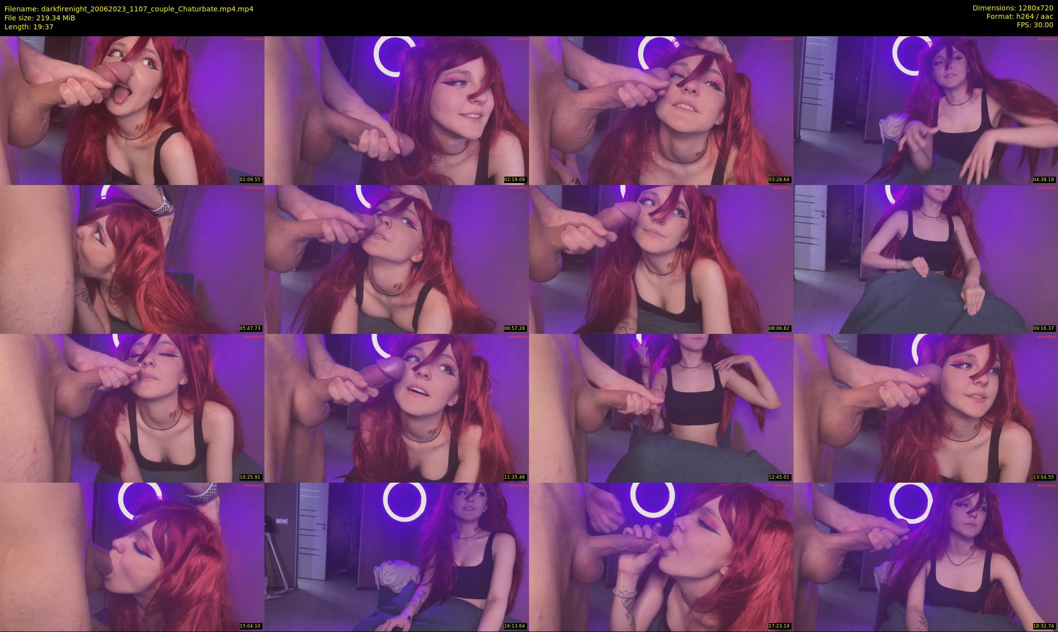 darkfirenight — 20 minute Chaturbate couple cam show recording, 720p, Jun 20, 2023