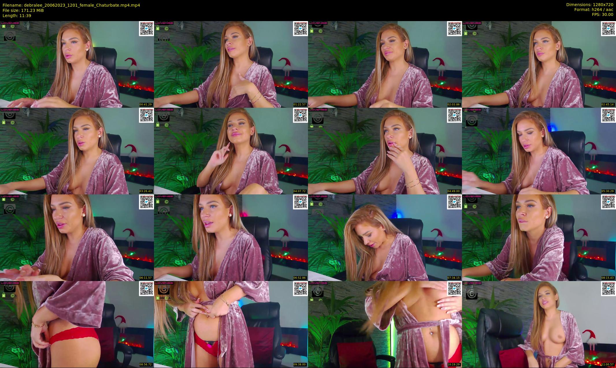 debralee — 12 minute Chaturbate female cam show recording, 720p, Jun 20, 2023