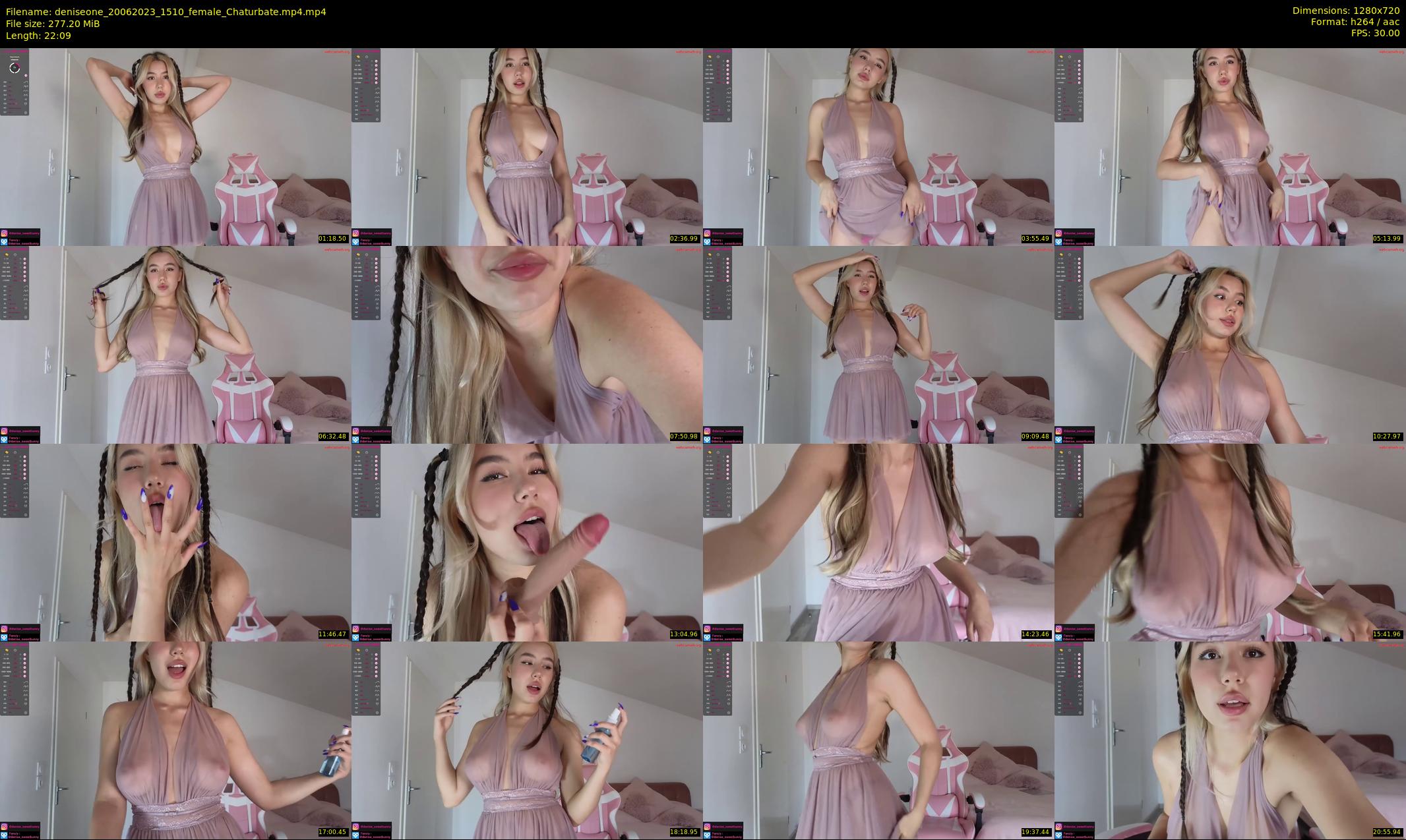 deniseone — 23 minute Chaturbate female cam show recording, 720p, Jun 20, 2023