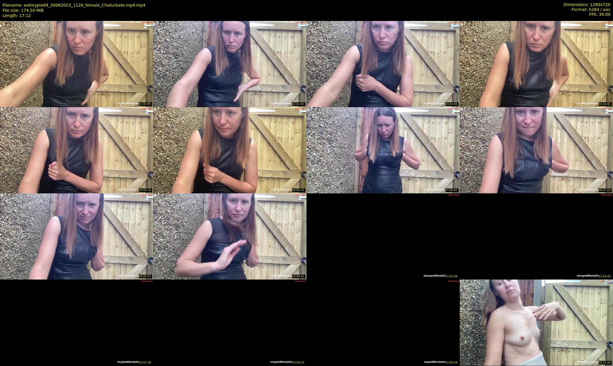 eatmypie69 — 18 minute Chaturbate female cam show recording, 720p, Jun 20, 2023