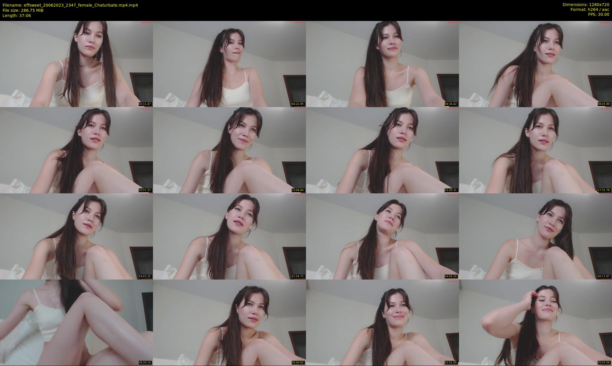 effsweet — 38 minute Chaturbate female cam show recording, 720p, Jun 20, 2023
