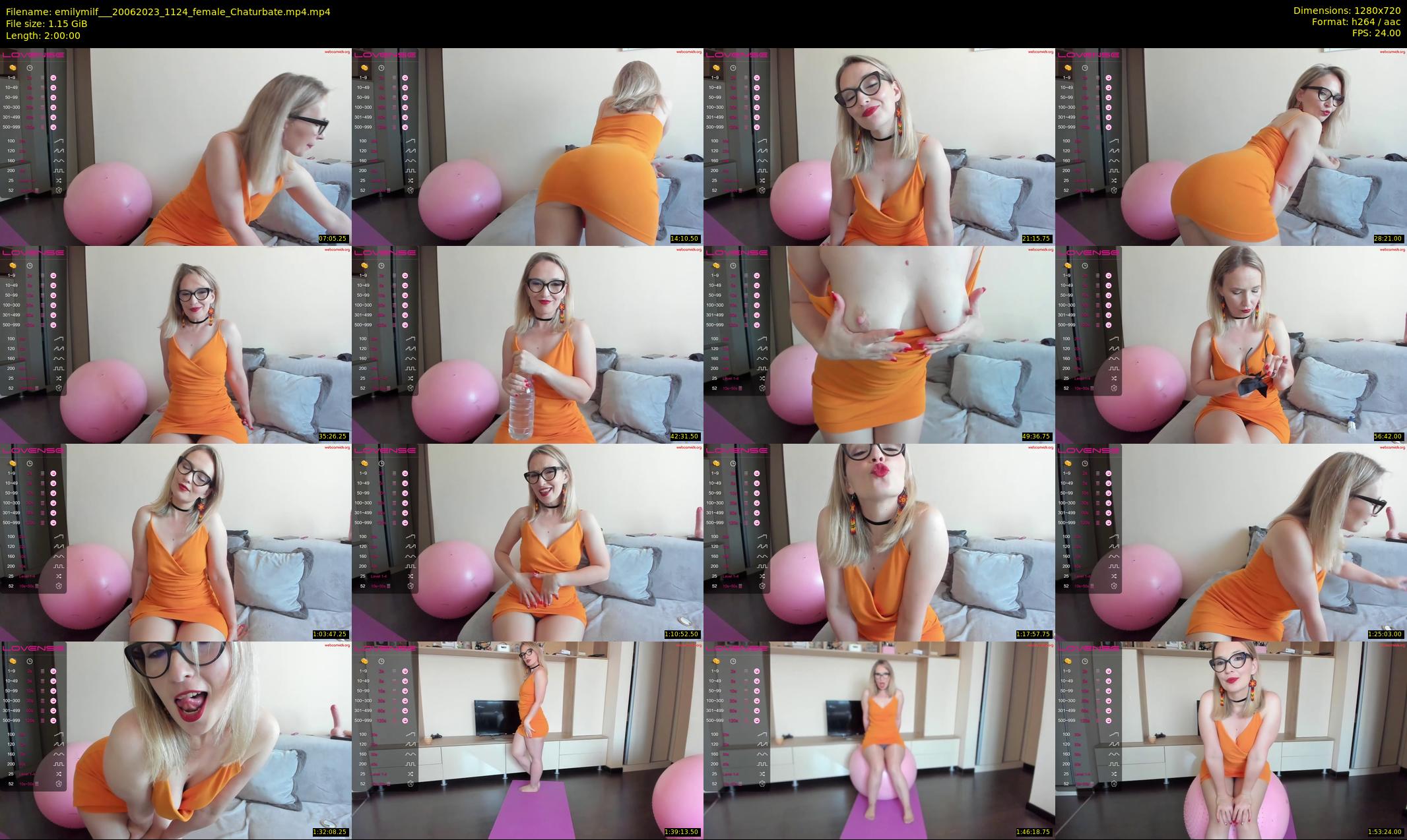 emilymilf__ — 120 minute Chaturbate female cam show recording, 720p, Jun 20, 2023