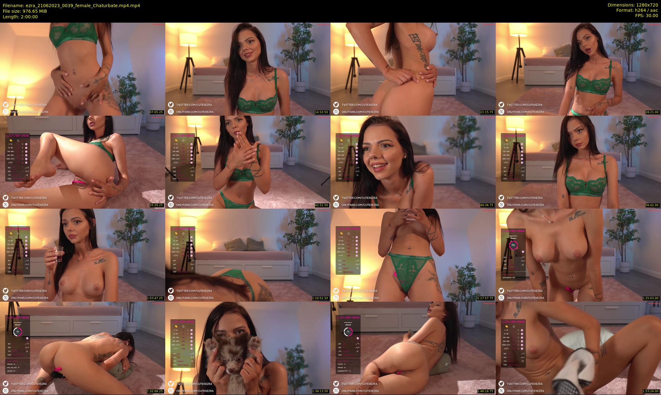 ezra — 120 minute Chaturbate female cam show recording, 720p, Jun 21, 2023