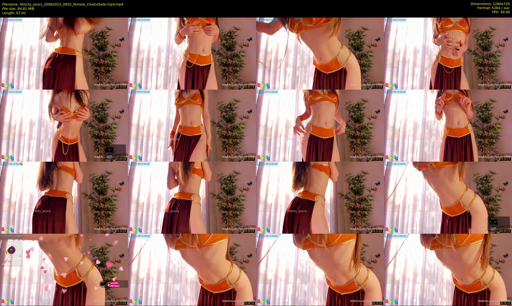 felicity_yours — 8 minute Chaturbate female cam show recording, 720p, Jun 20, 2023