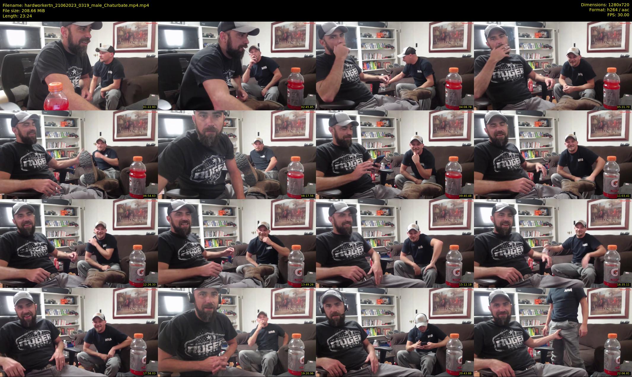 hardworkertn — 24 minute Chaturbate male cam show recording, 720p, Jun 21, 2023