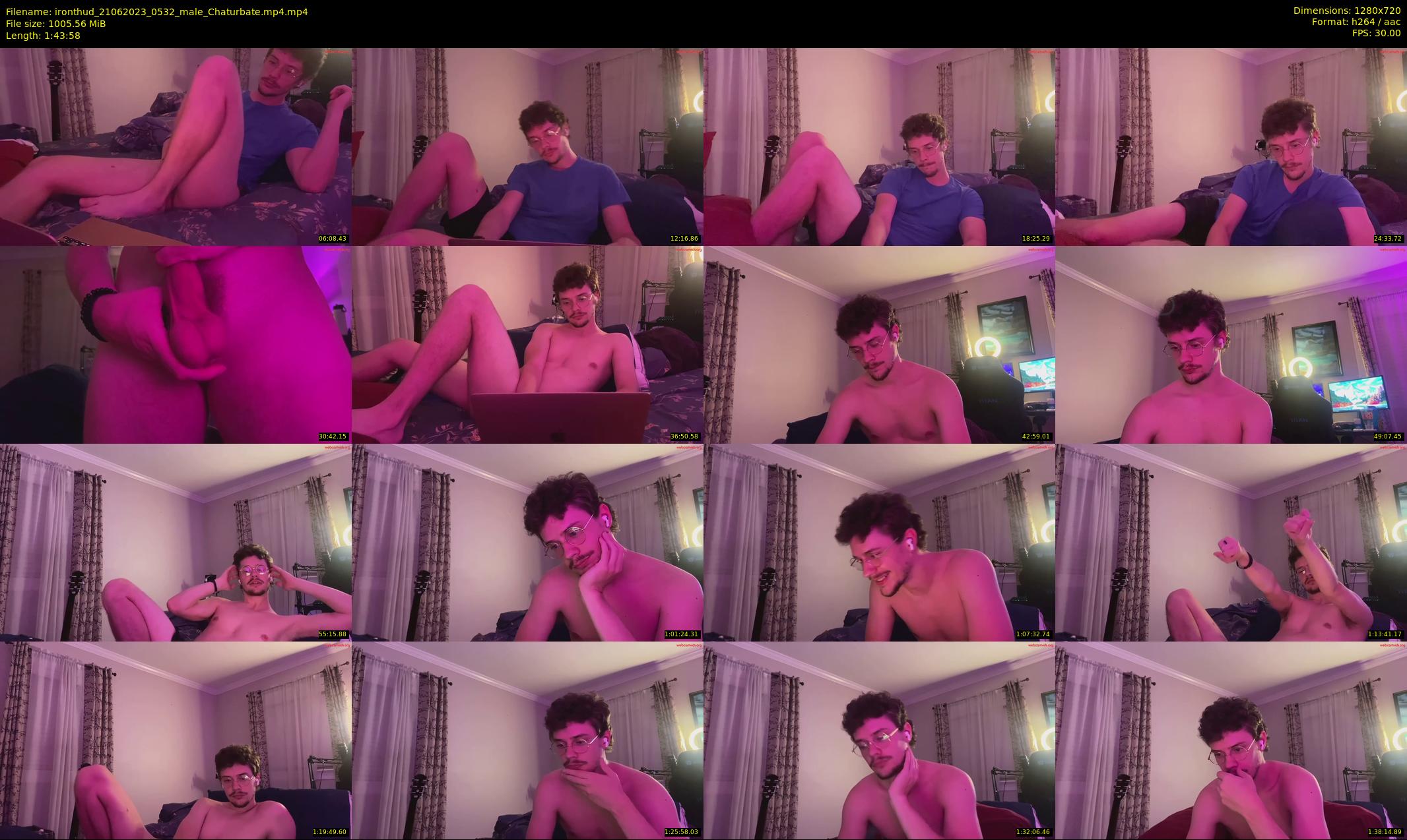 ironthud — 104 minute Chaturbate male cam show recording, 720p, Jun 21, 2023
