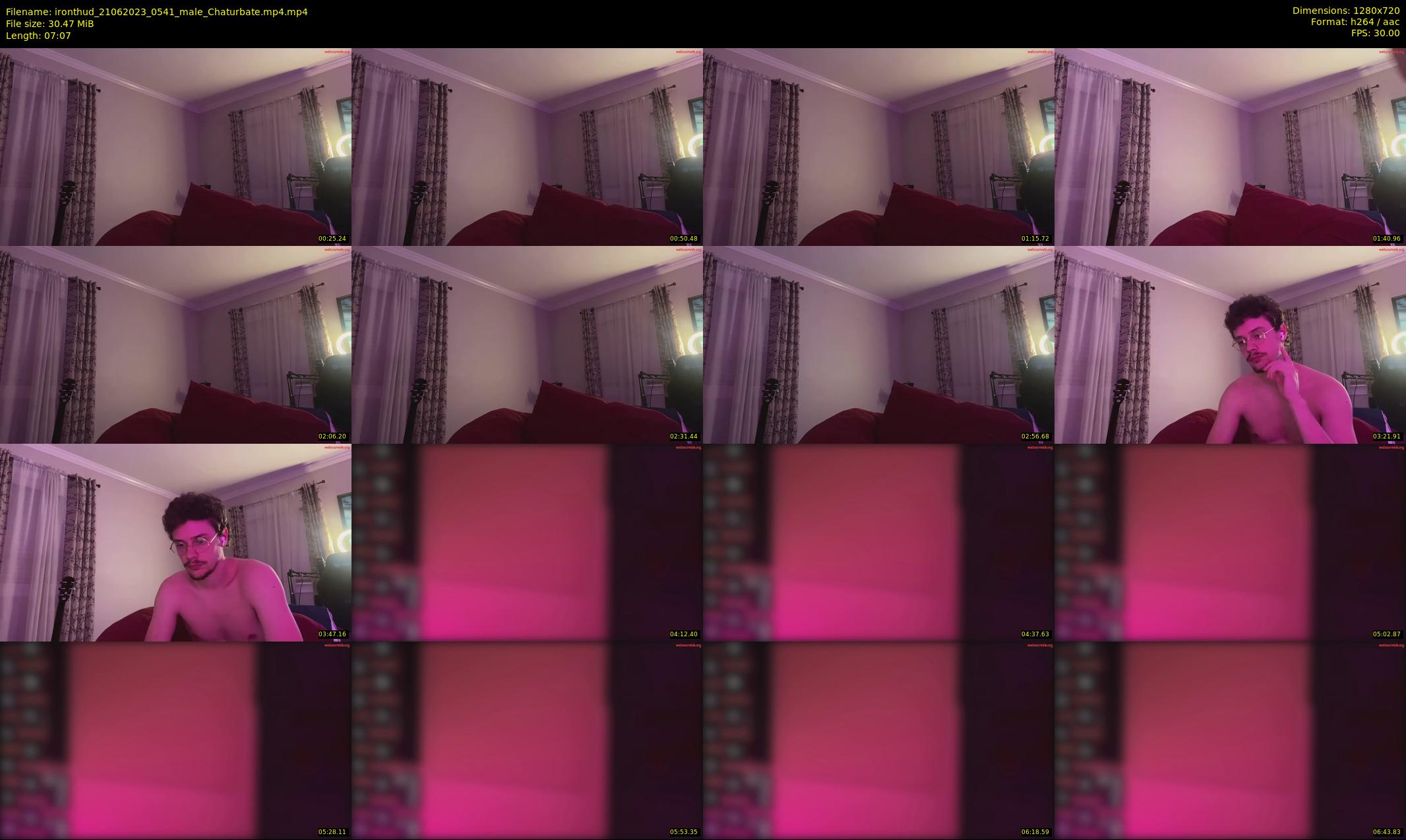 ironthud — 8 minute Chaturbate male cam show recording, 720p, Jun 21, 2023