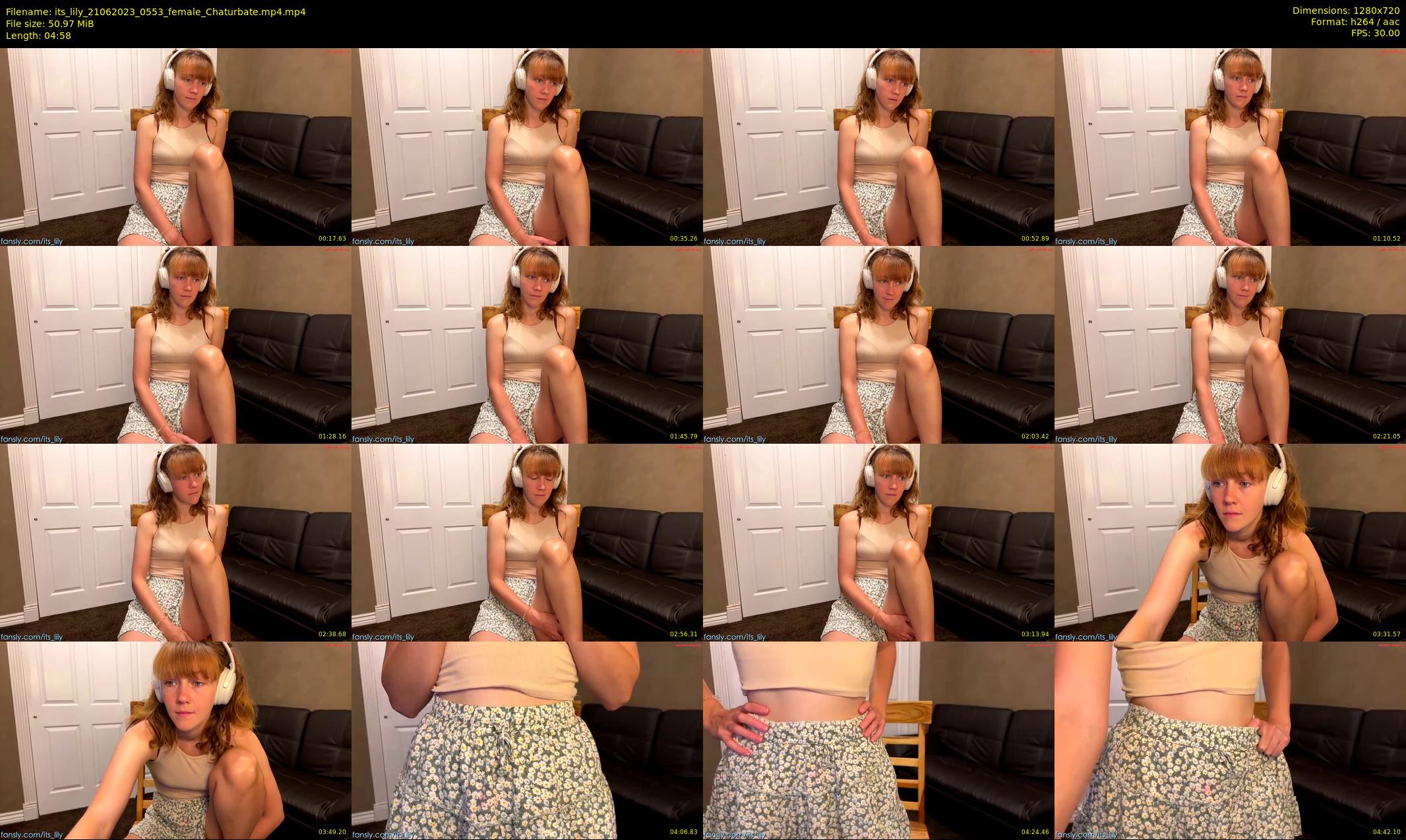 its_lily — 5 minute Chaturbate female cam show recording, 720p, Jun 21, 2023