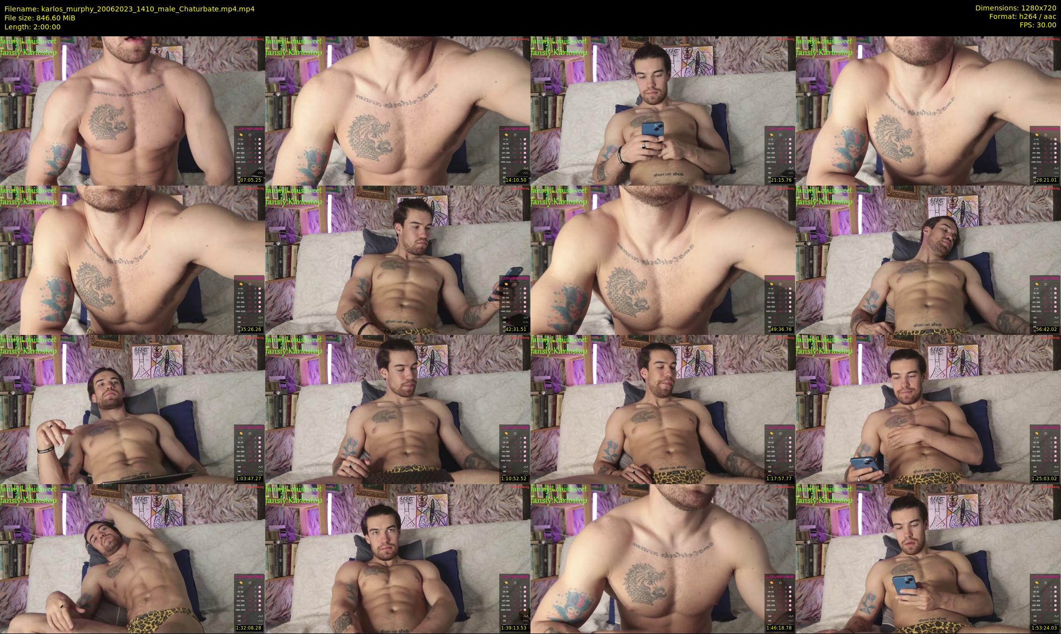 karlos_murphy — 120 minute Chaturbate male cam show recording, 720p, Jun 20, 2023