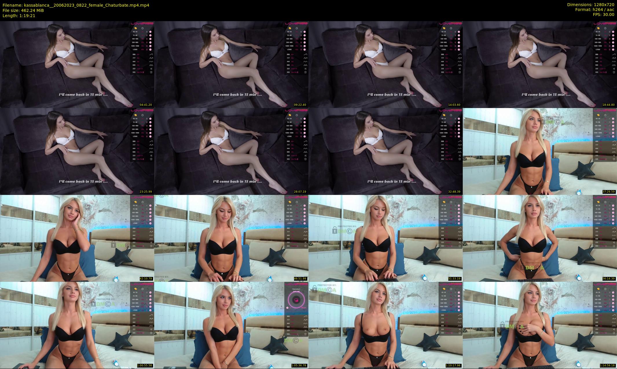 kassablanca_ — 80 minute Chaturbate female cam show recording, 720p, Jun 20, 2023