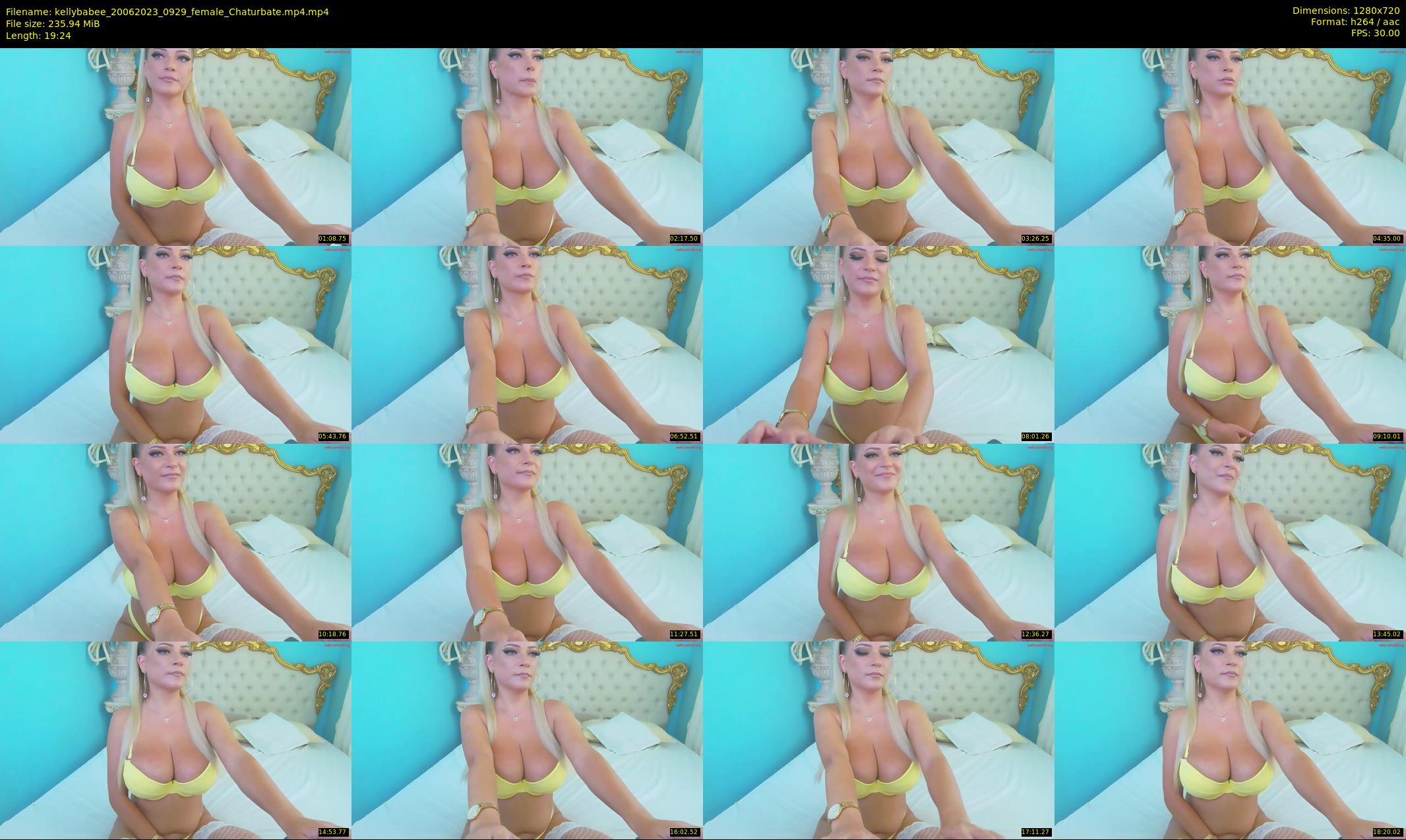kellybabee — 20 minute Chaturbate female cam show recording, 720p, Jun 20, 2023
