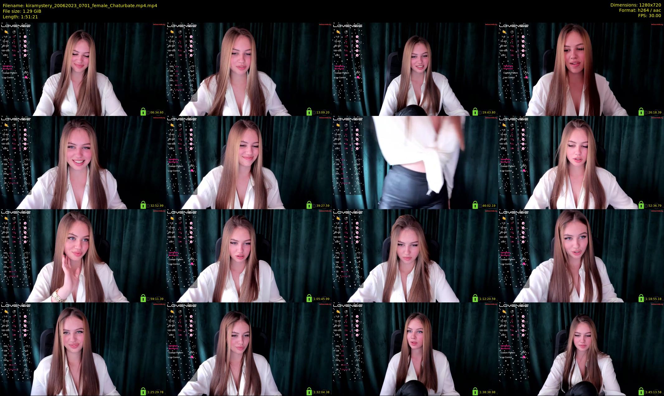 kiramystery — 112 minute Chaturbate female cam show recording, 720p, Jun 20, 2023