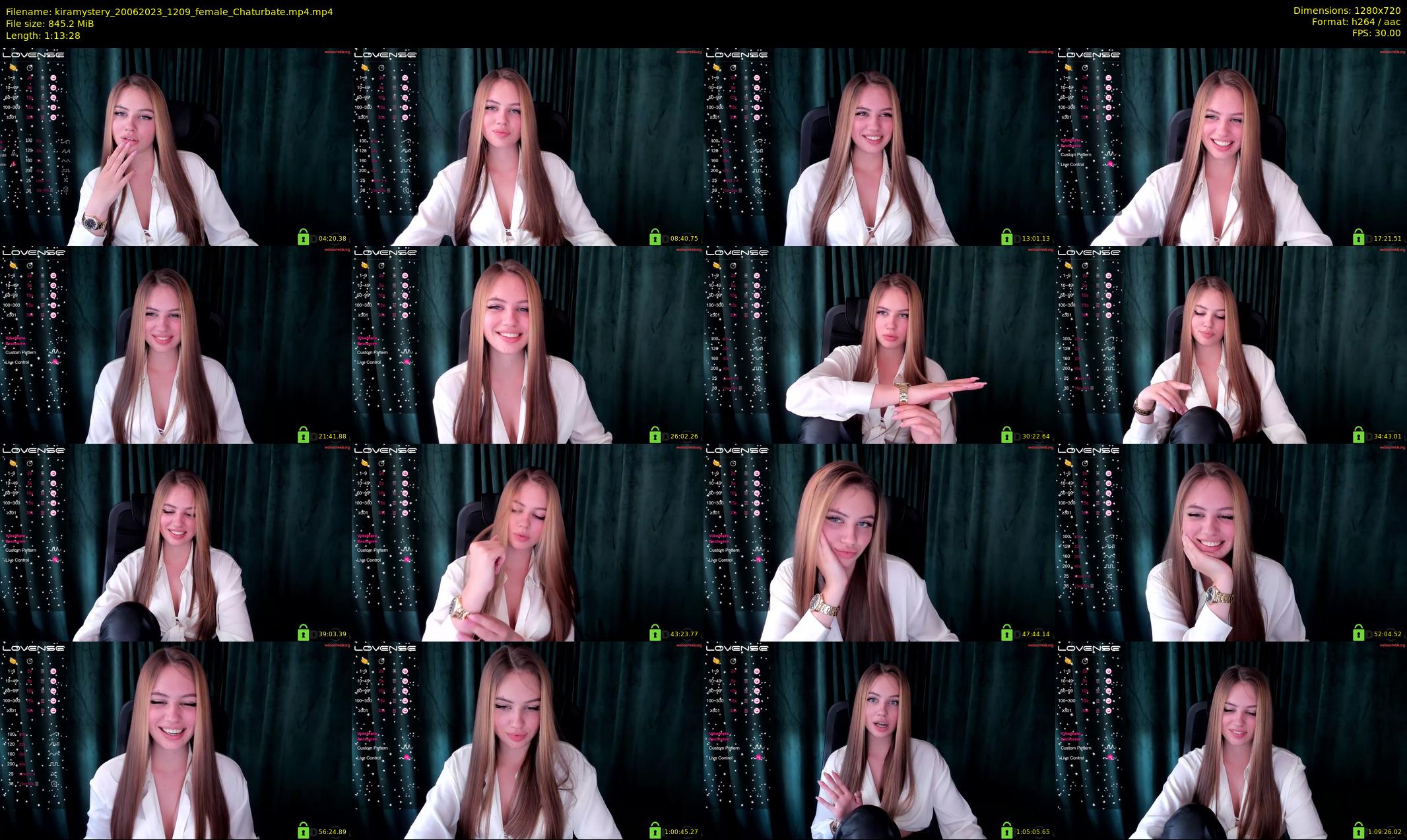 kiramystery — 74 minute Chaturbate female cam show recording, 720p, Jun 20, 2023