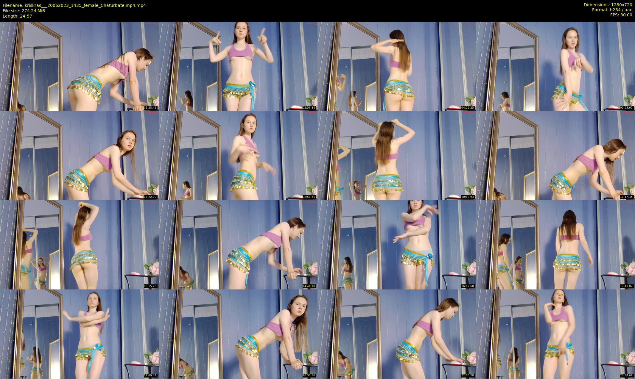 kriskras__ — 25 minute Chaturbate female cam show recording, 720p, Jun 20, 2023