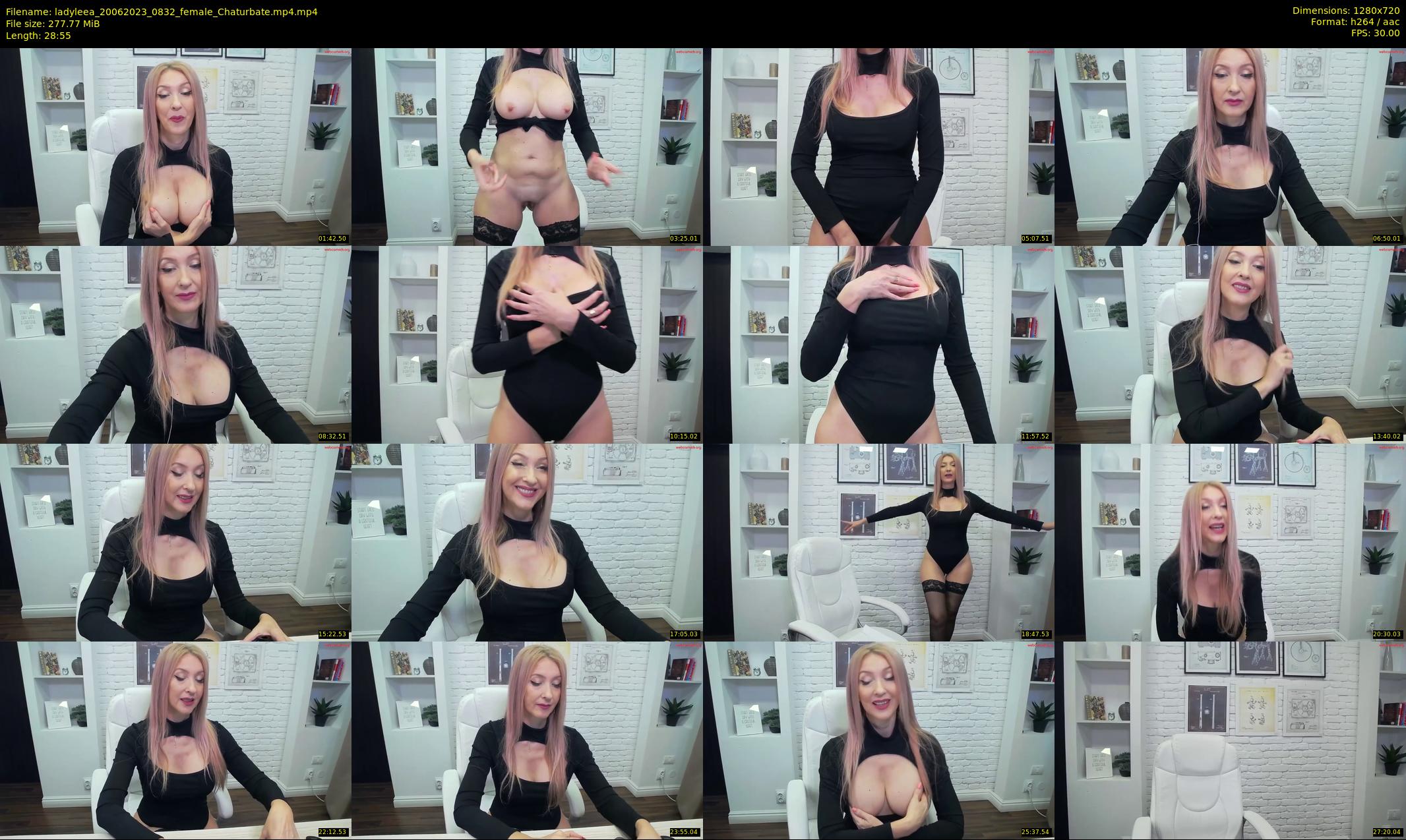 ladyleea — 29 minute Chaturbate female cam show recording, 720p, Jun 20, 2023