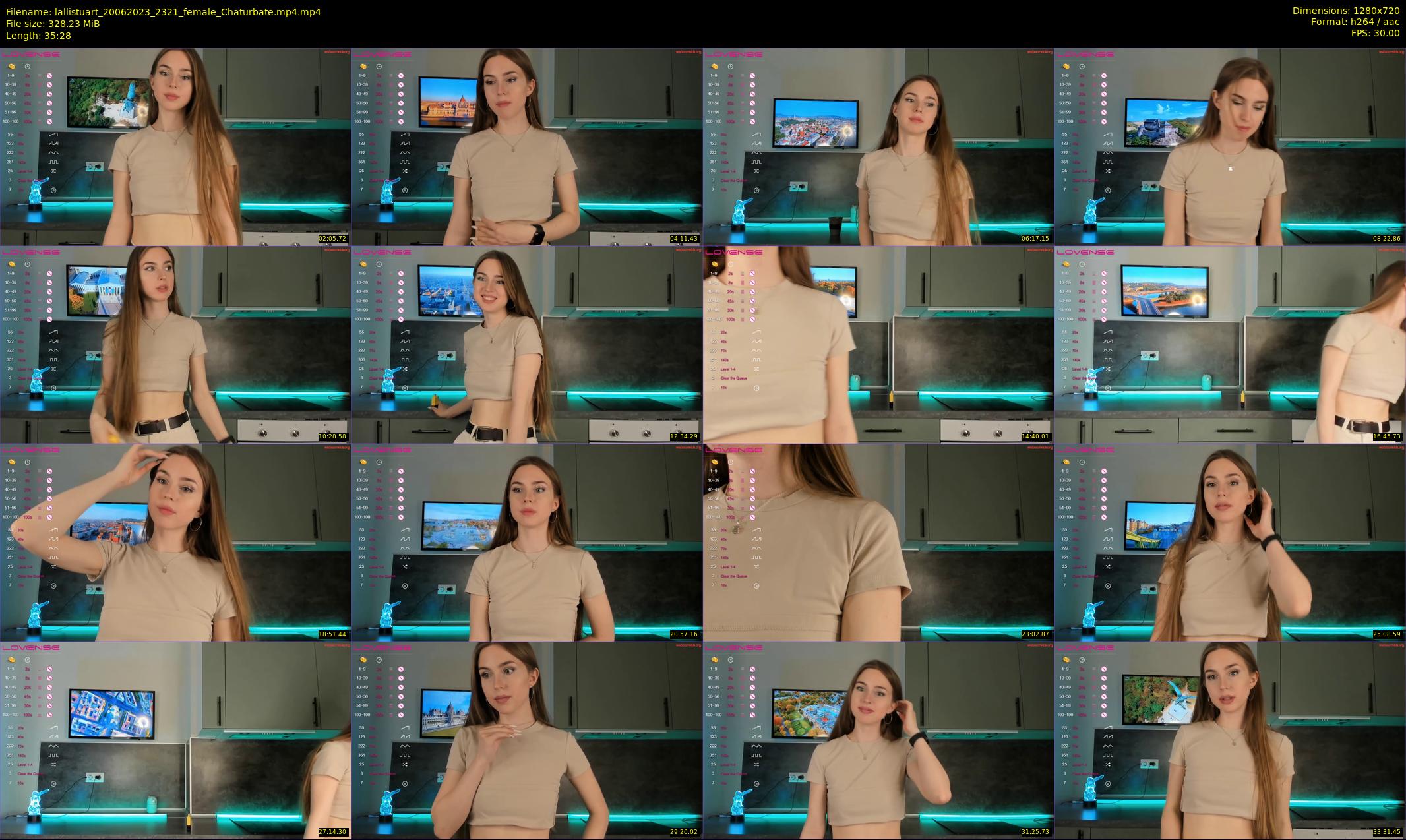 lallistuart — 36 minute Chaturbate female cam show recording, 720p, Jun 20, 2023