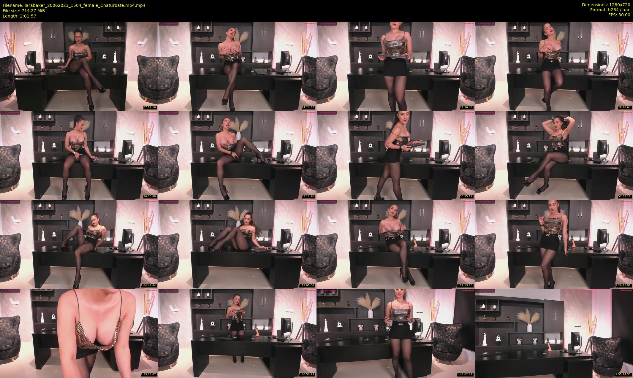 larabaker — 122 minute Chaturbate female cam show recording, 720p, Jun 20, 2023