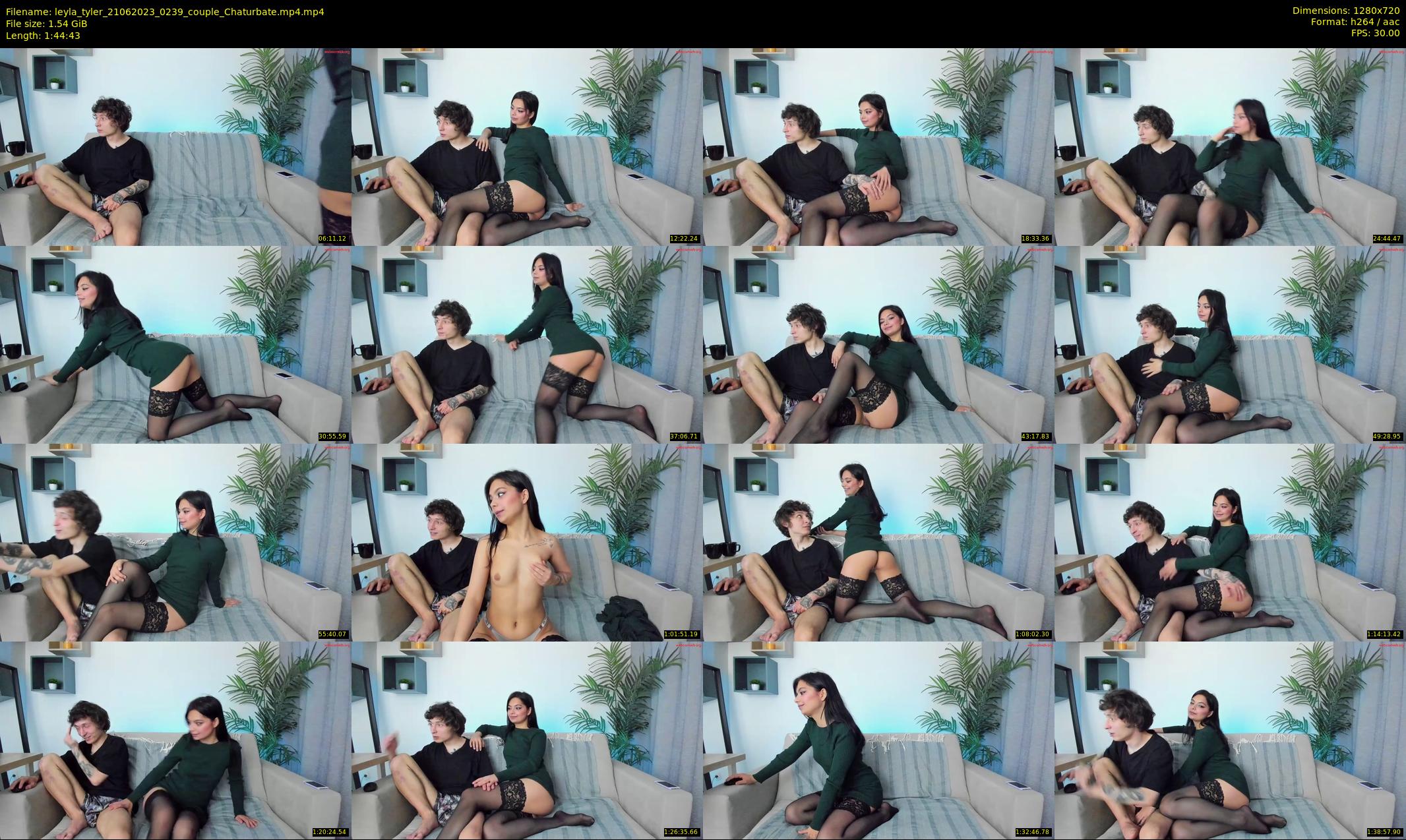 leyla_tyler — 105 minute Chaturbate couple cam show recording, 720p, Jun 21, 2023