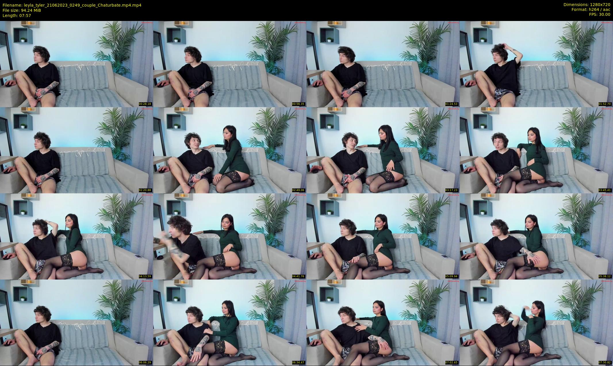 leyla_tyler — 8 minute Chaturbate couple cam show recording, 720p, Jun 21, 2023