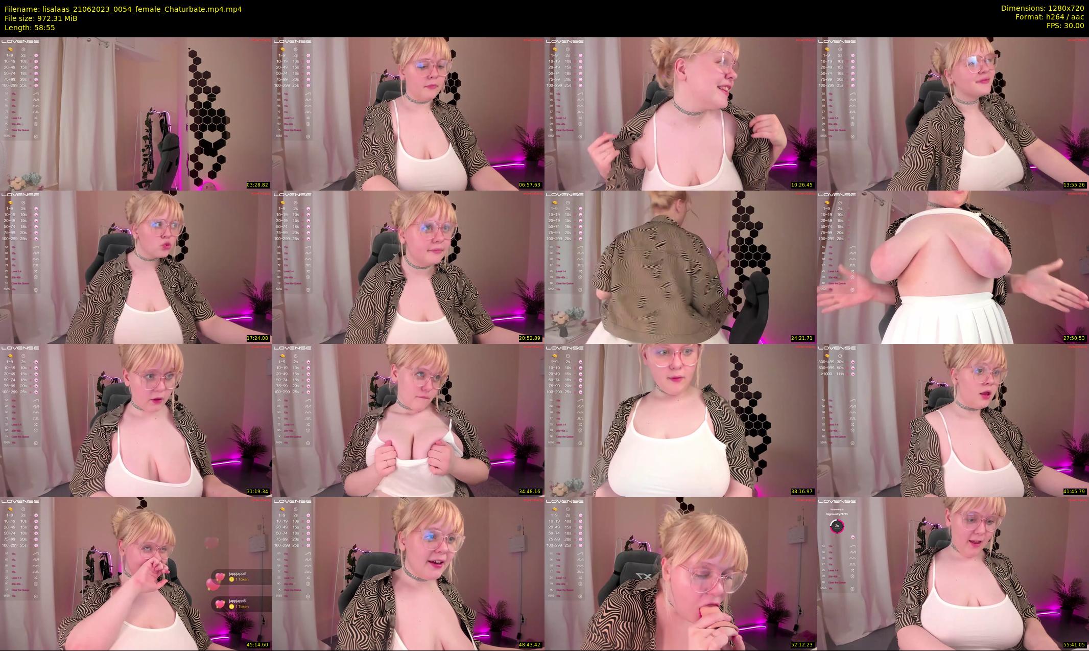 lisalaas — 59 minute Chaturbate female cam show recording, 720p, Jun 21, 2023