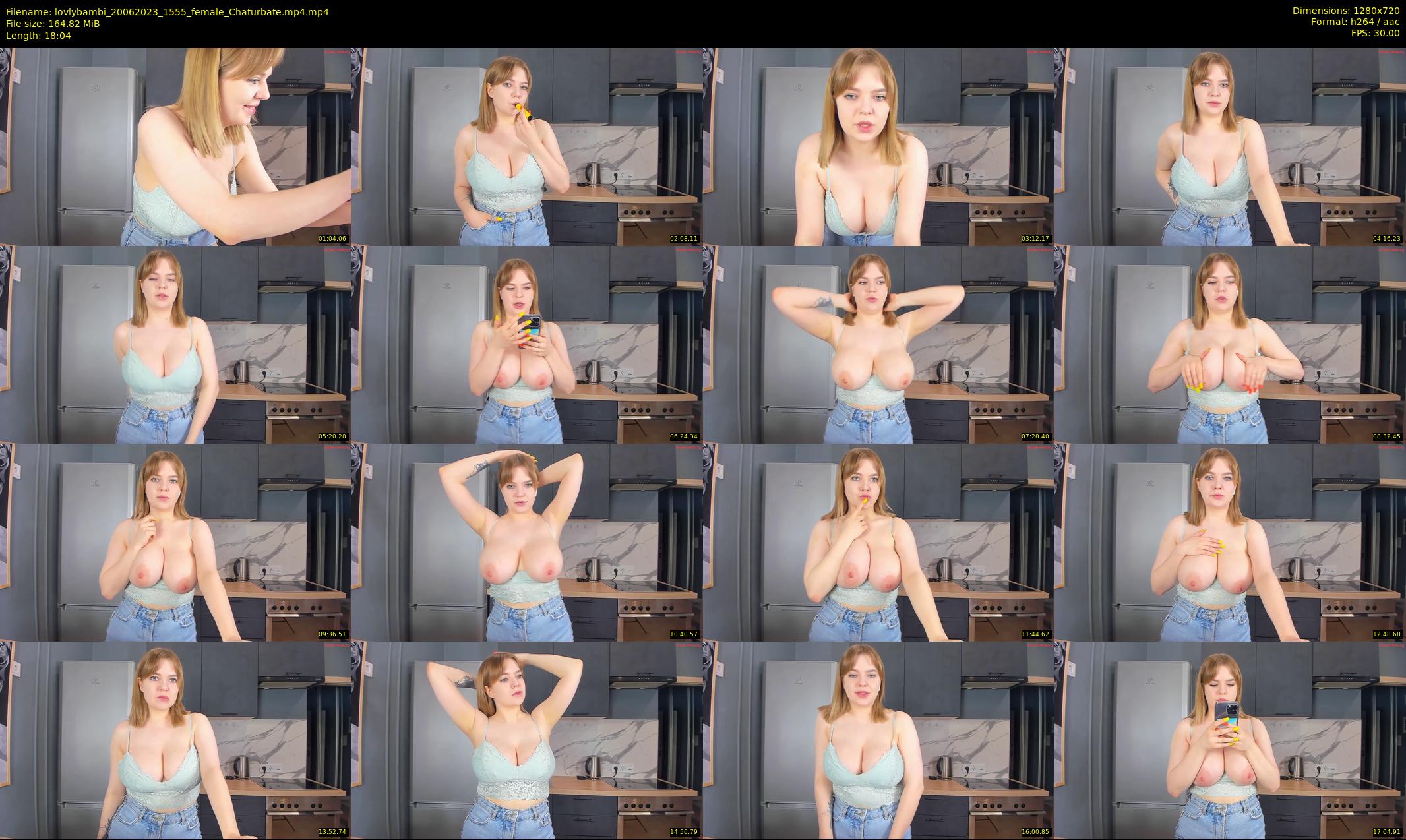 lovlybambi — 19 minute Chaturbate female cam show recording, 720p, Jun 20, 2023