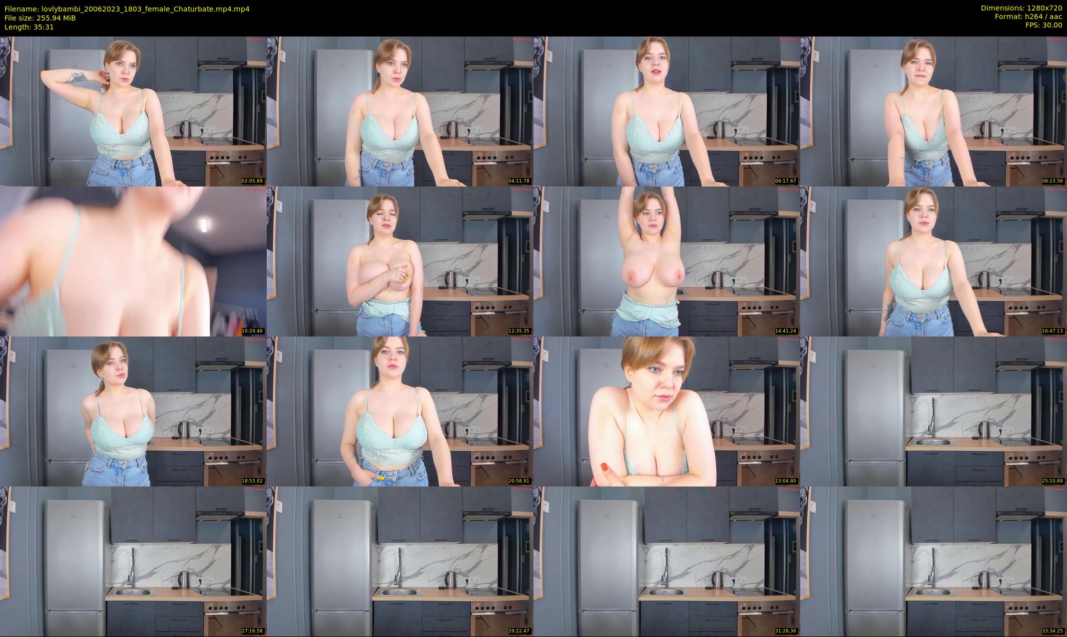 lovlybambi — 36 minute Chaturbate female cam show recording, 720p, Jun 20, 2023
