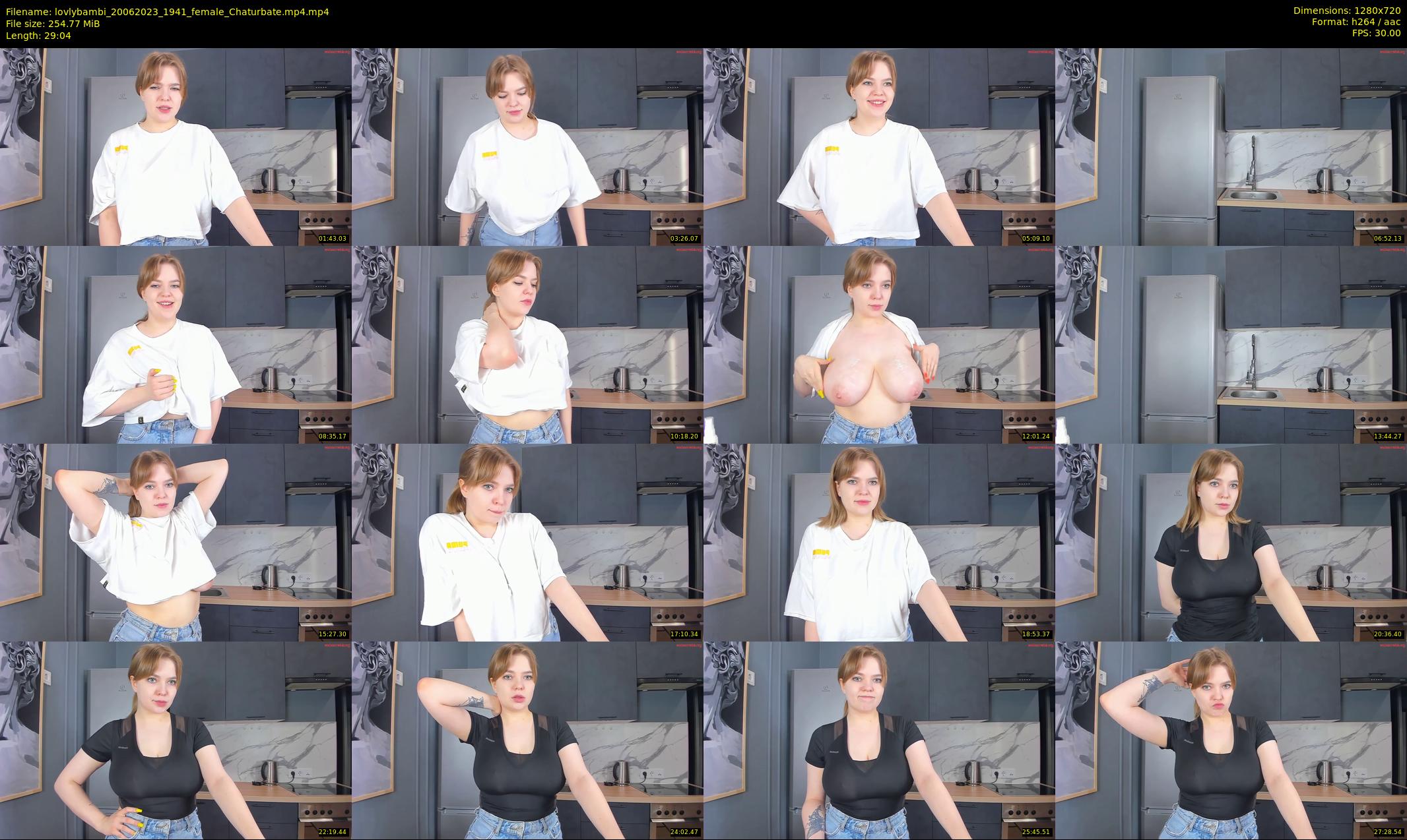 lovlybambi — 30 minute Chaturbate female cam show recording, 720p, Jun 20, 2023