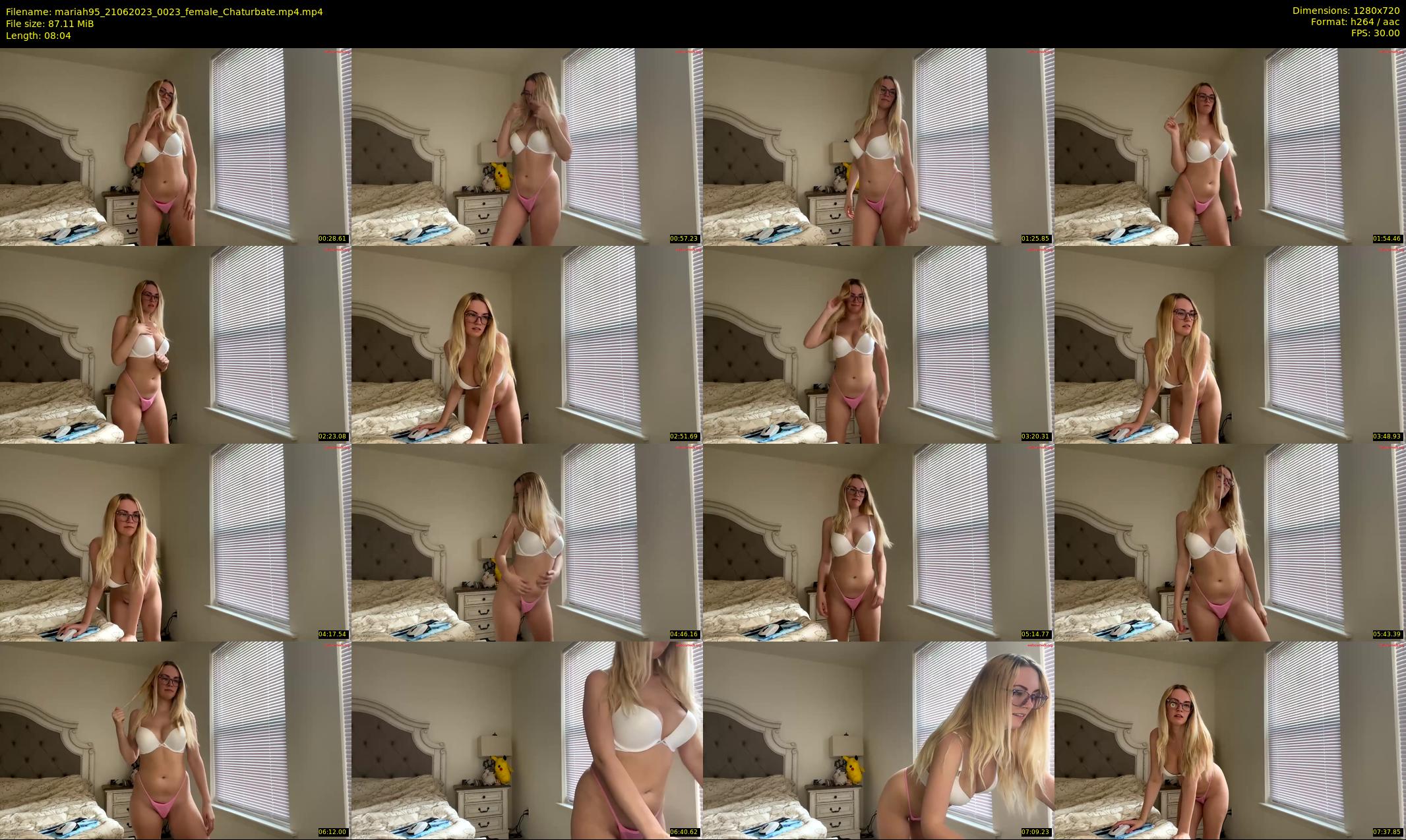 mariah95 — 9 minute Chaturbate female cam show recording, 720p, Jun 21, 2023