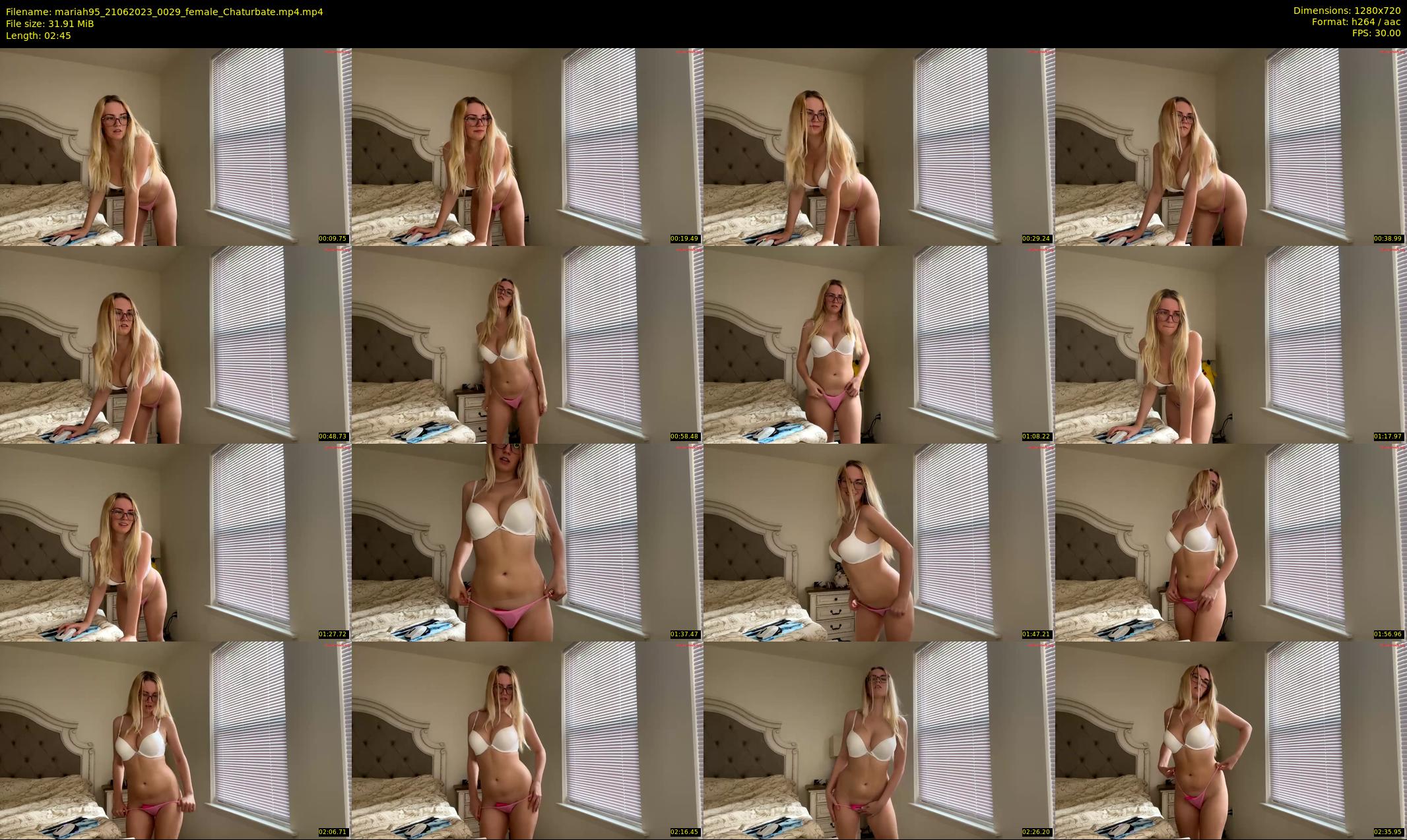 mariah95 — 3 minute Chaturbate female cam show recording, 720p, Jun 21, 2023