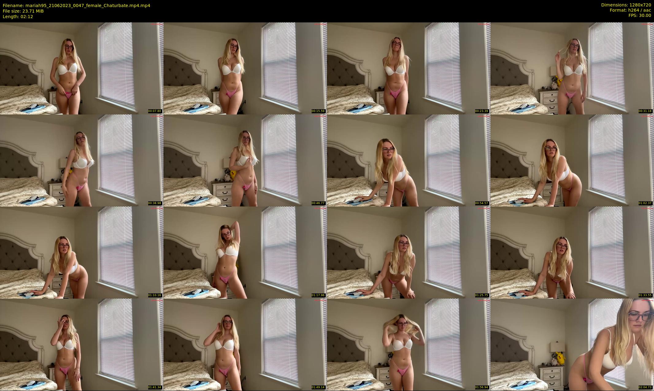 mariah95 — 3 minute Chaturbate female cam show recording, 720p, Jun 21, 2023