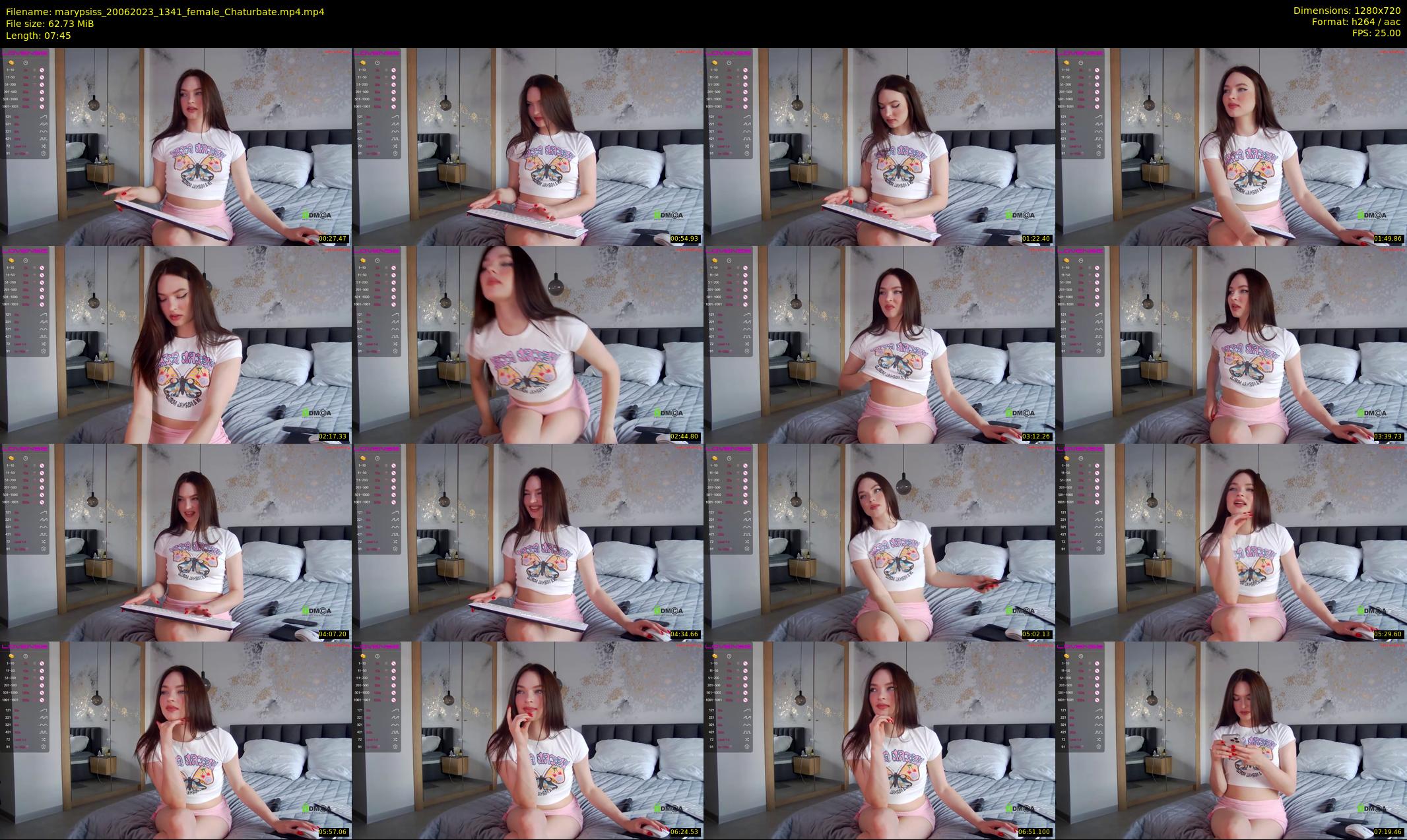 marypsiss — 8 minute Chaturbate female cam show recording, 720p, Jun 20, 2023