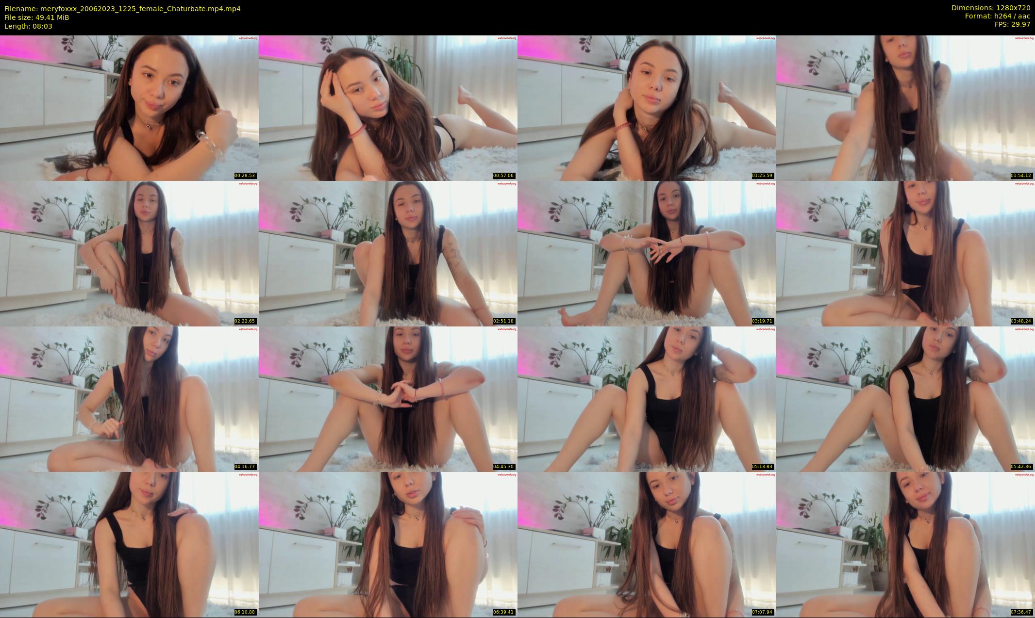 meryfoxxx — 9 minute Chaturbate female cam show recording, 720p, Jun 20, 2023