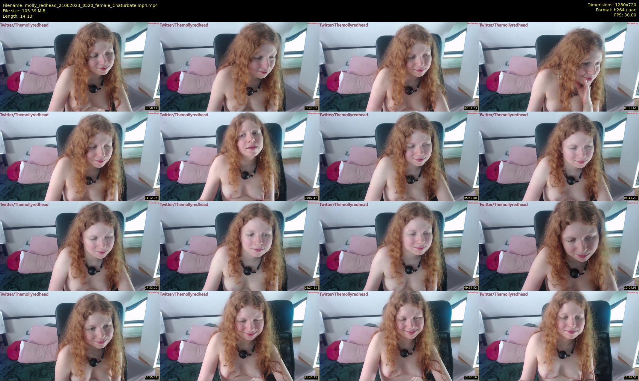 molly_redhead — 15 minute Chaturbate female cam show recording, 720p, Jun 21, 2023