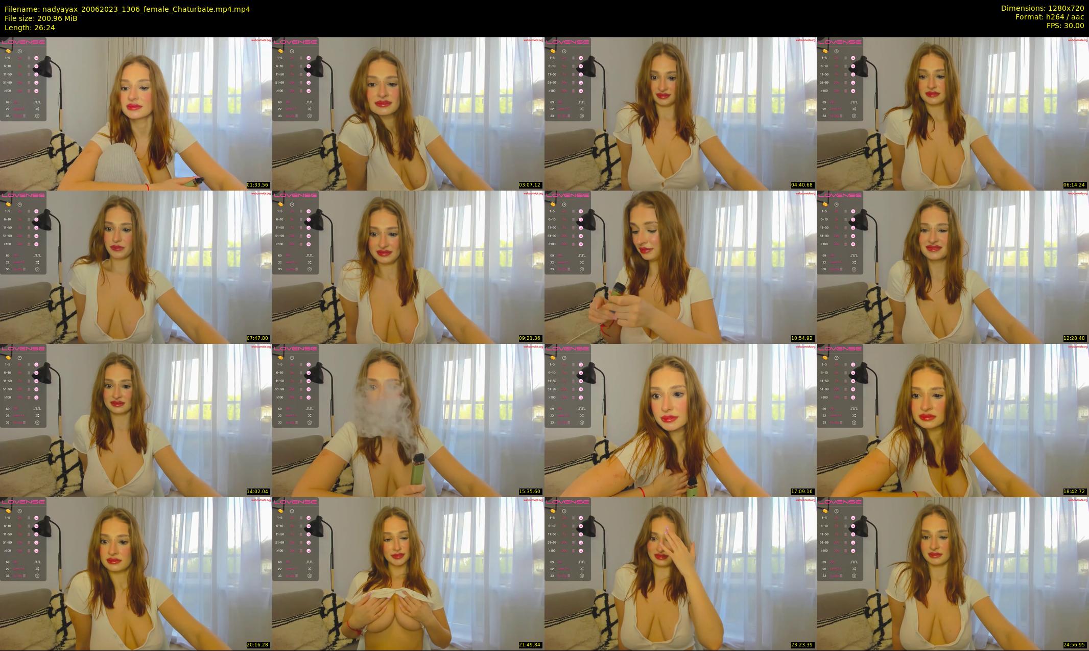 nadyayax — 27 minute Chaturbate female cam show recording, 720p, Jun 20, 2023