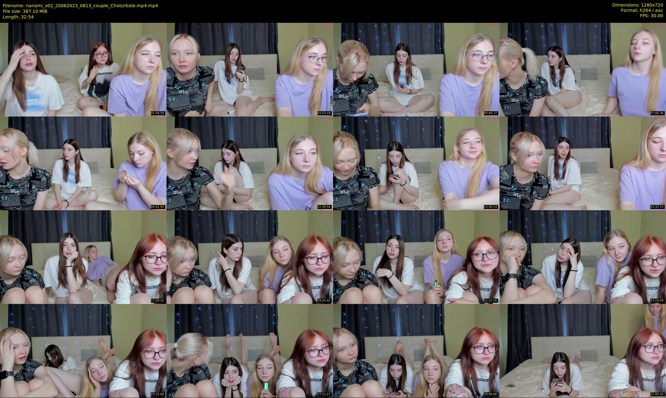 nanami_v02 — 33 minute Chaturbate couple cam show recording, 720p, Jun 20, 2023
