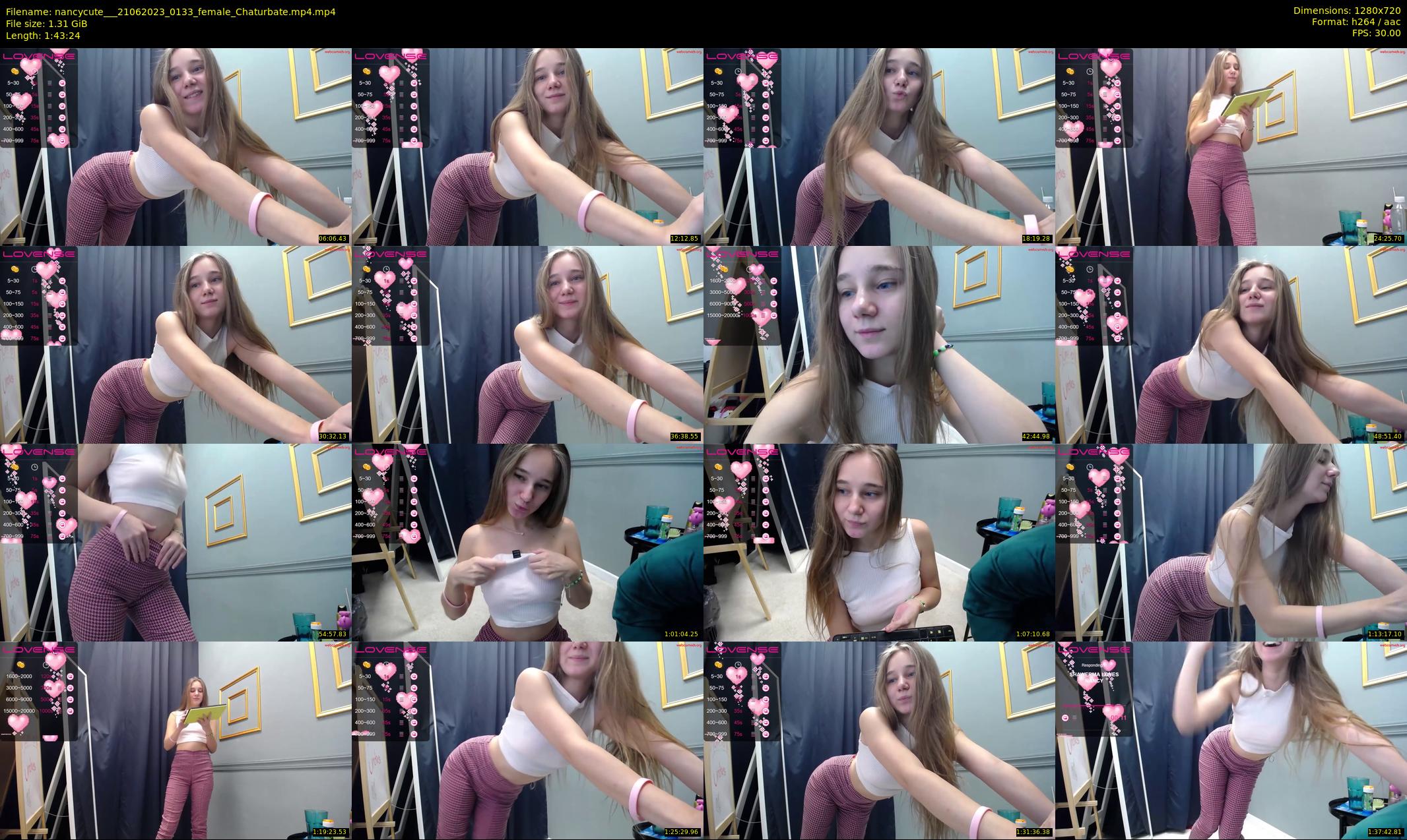nancycute__ — 104 minute Chaturbate female cam show recording, 720p, Jun 21, 2023