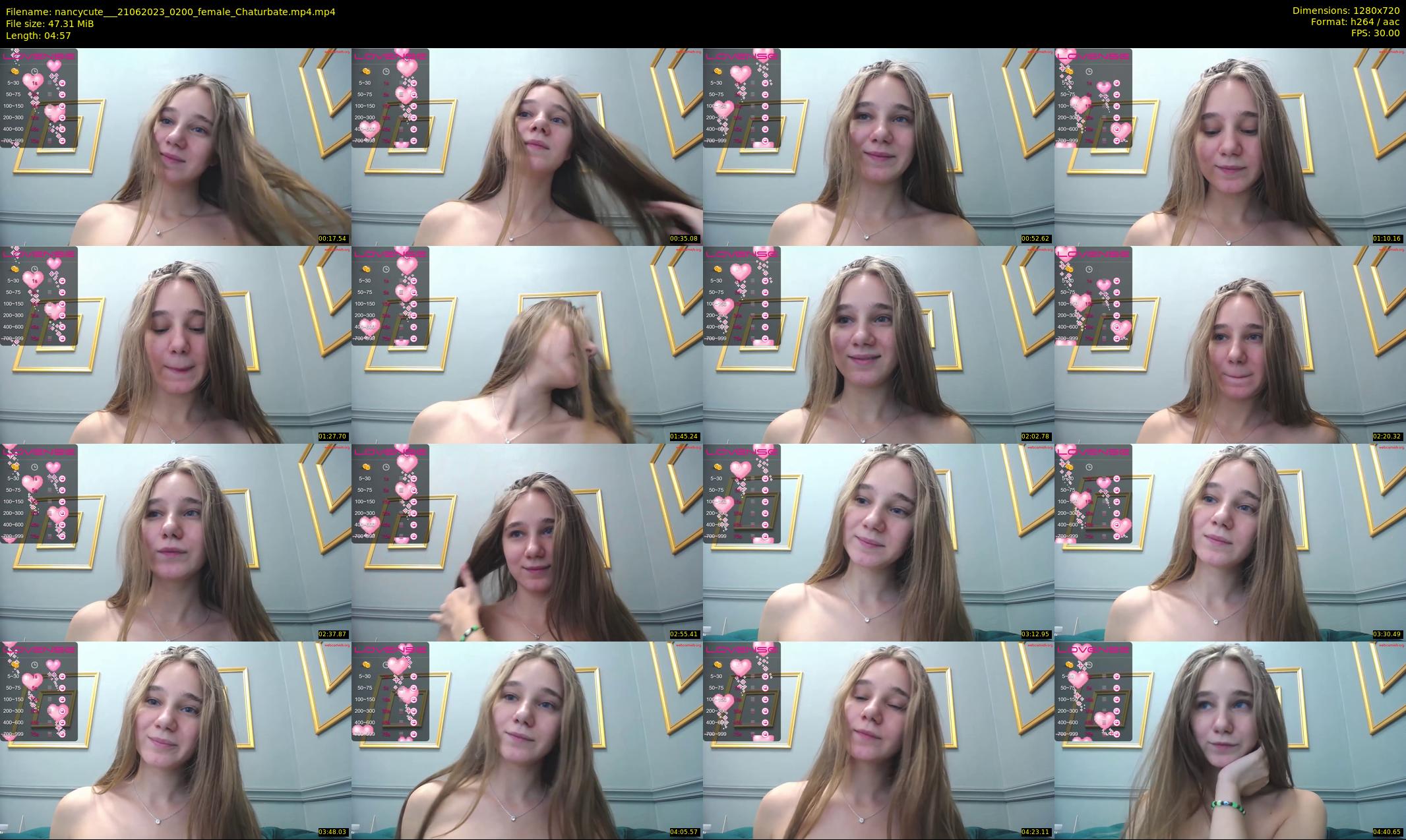 nancycute__ — 5 minute Chaturbate female cam show recording, 720p, Jun 21, 2023
