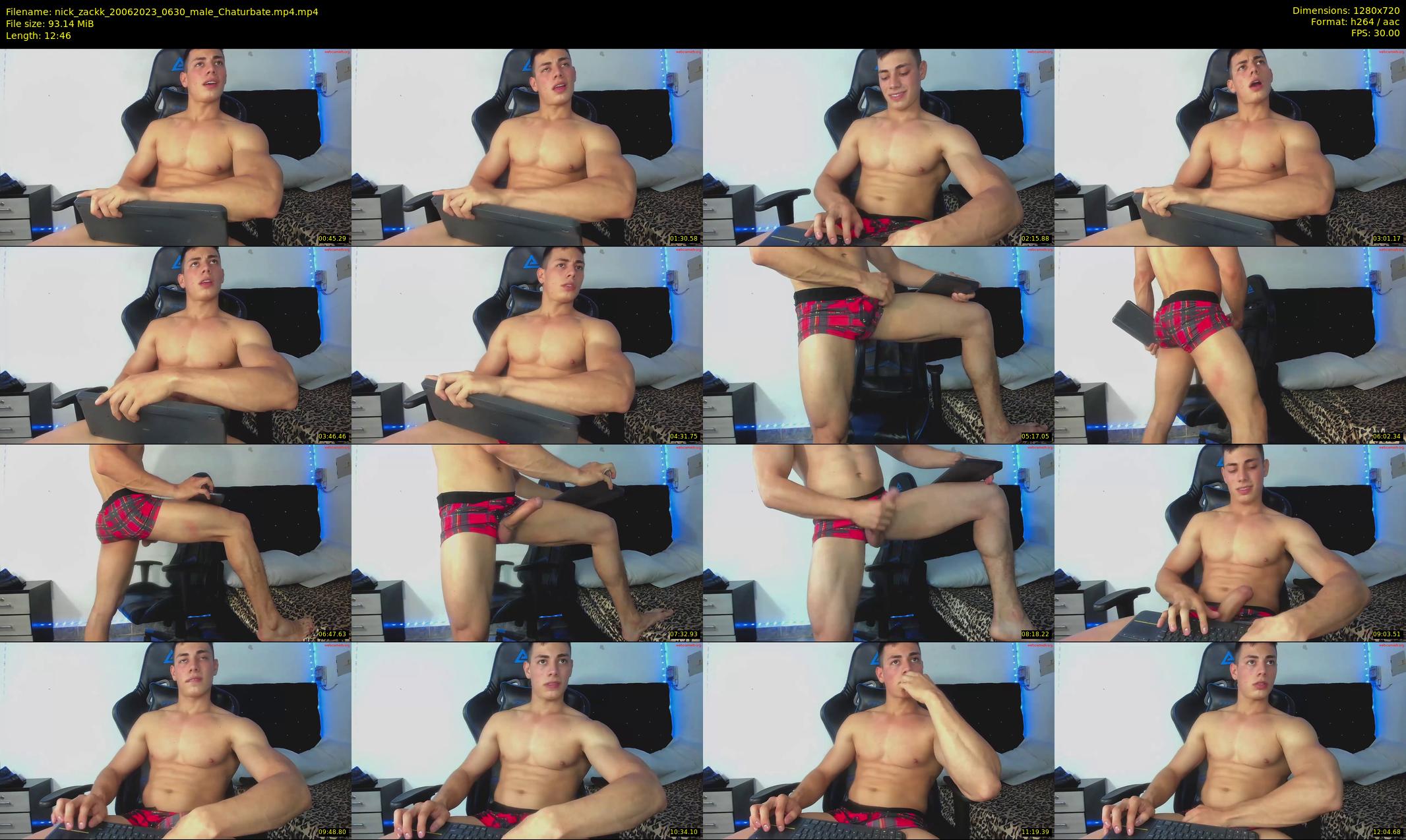 nick_zackk — 13 minute Chaturbate male cam show recording, 720p, Jun 20, 2023