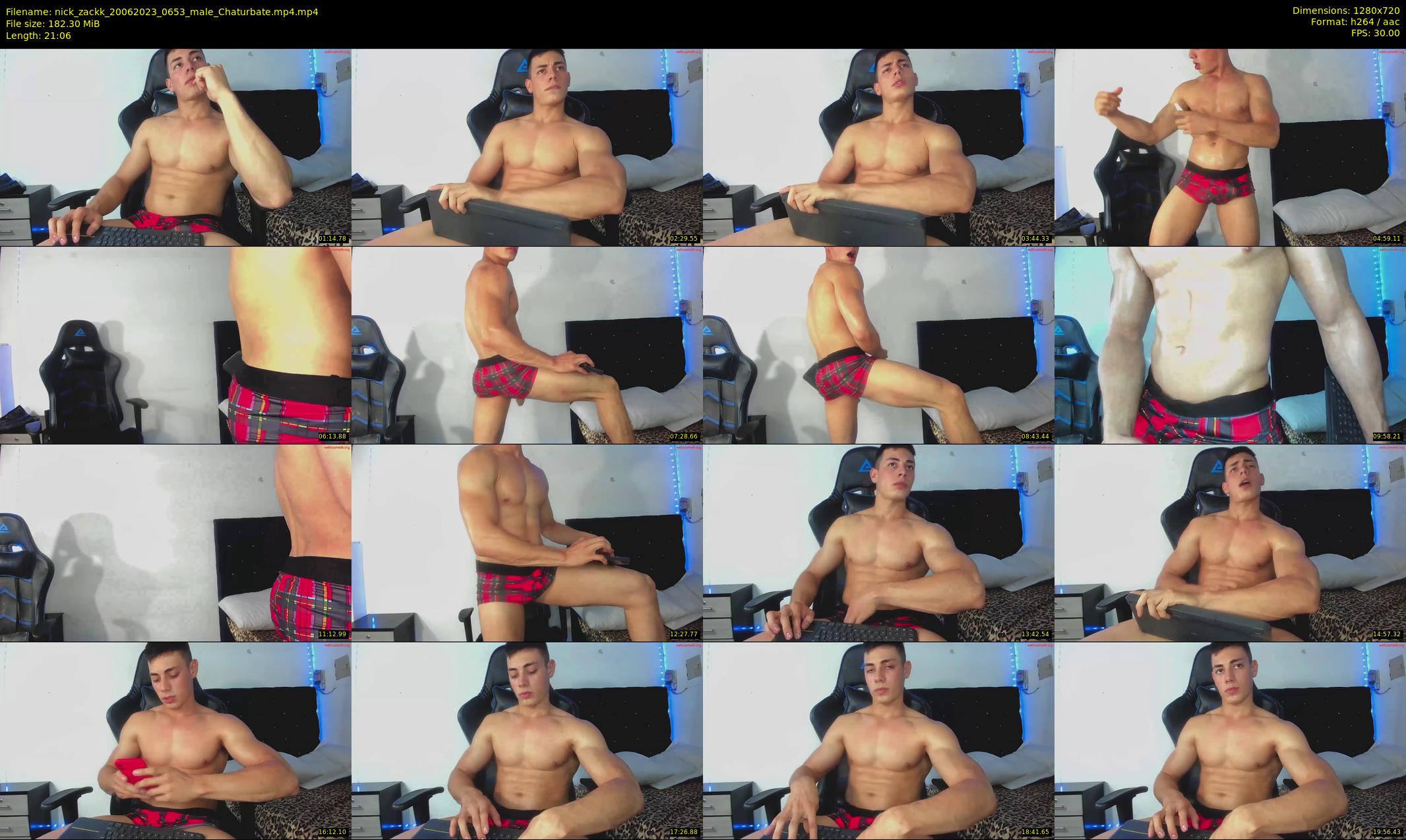 nick_zackk — 22 minute Chaturbate male cam show recording, 720p, Jun 20, 2023