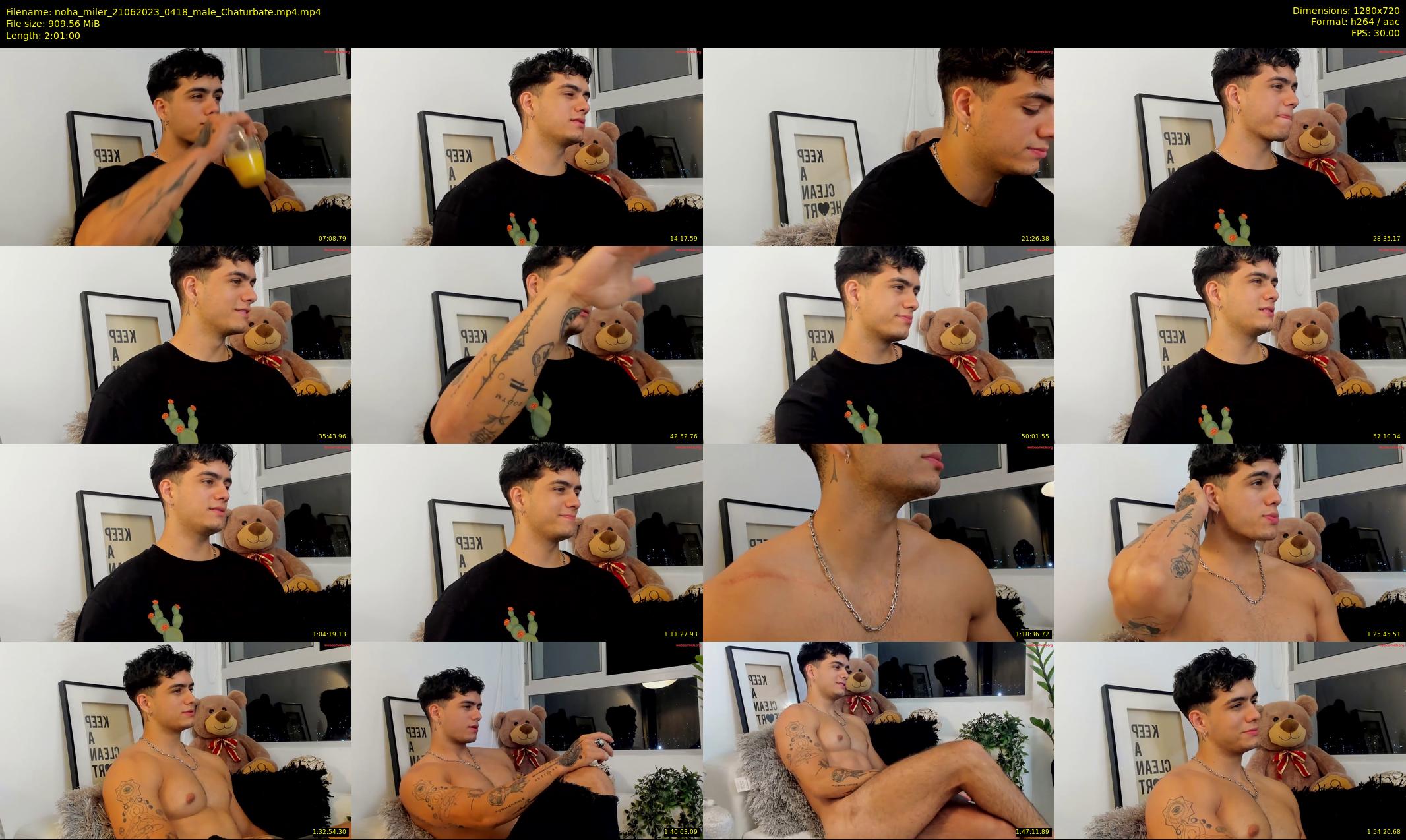 noha_miler — 121 minute Chaturbate male cam show recording, 720p, Jun 21, 2023
