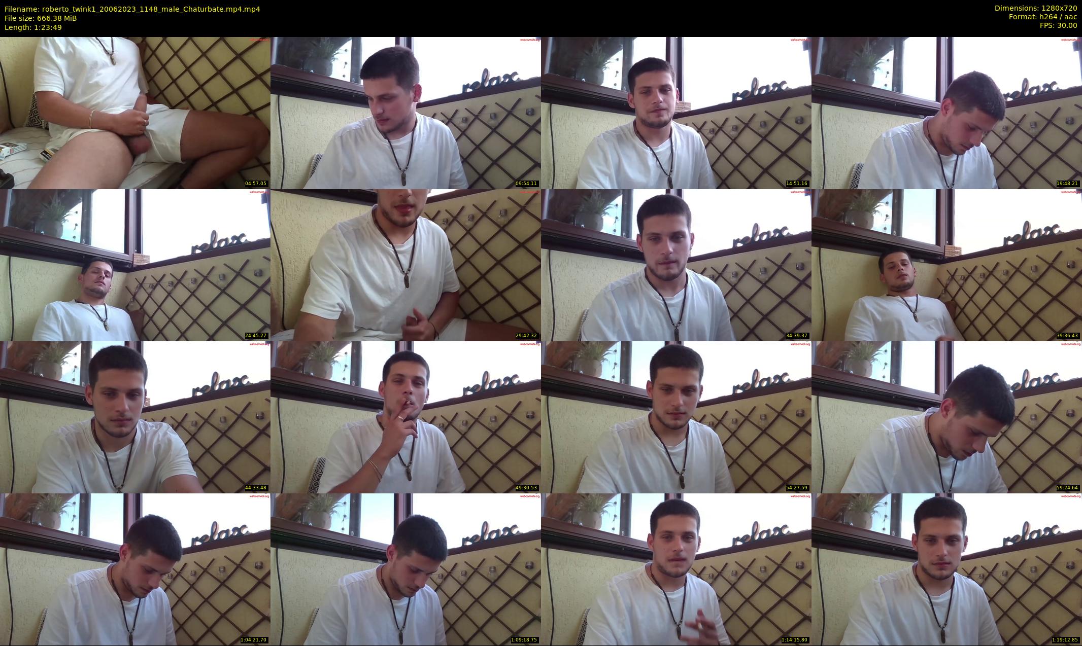 roberto_twink1 — 84 minute Chaturbate male cam show recording, 720p, Jun 20, 2023
