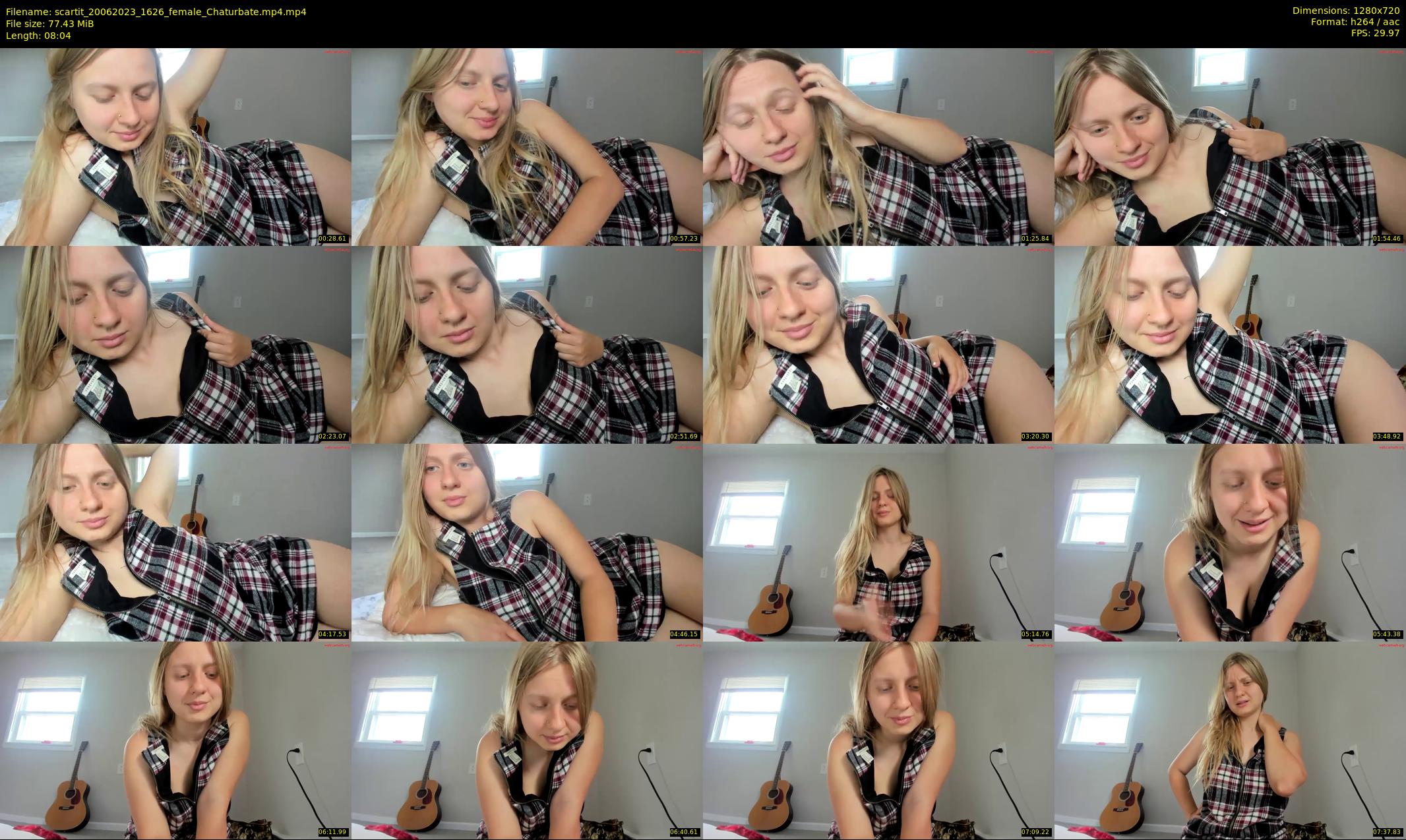 scartit — 9 minute Chaturbate female cam show recording, 720p, Jun 20, 2023