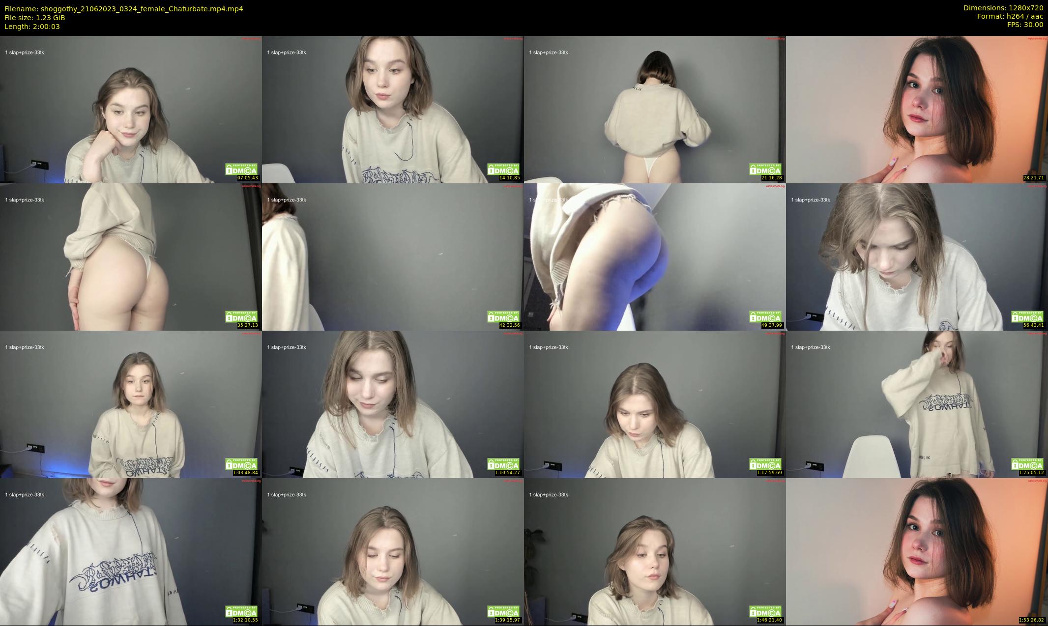 shoggothy — 121 minute Chaturbate female cam show recording, 720p, Jun 21, 2023