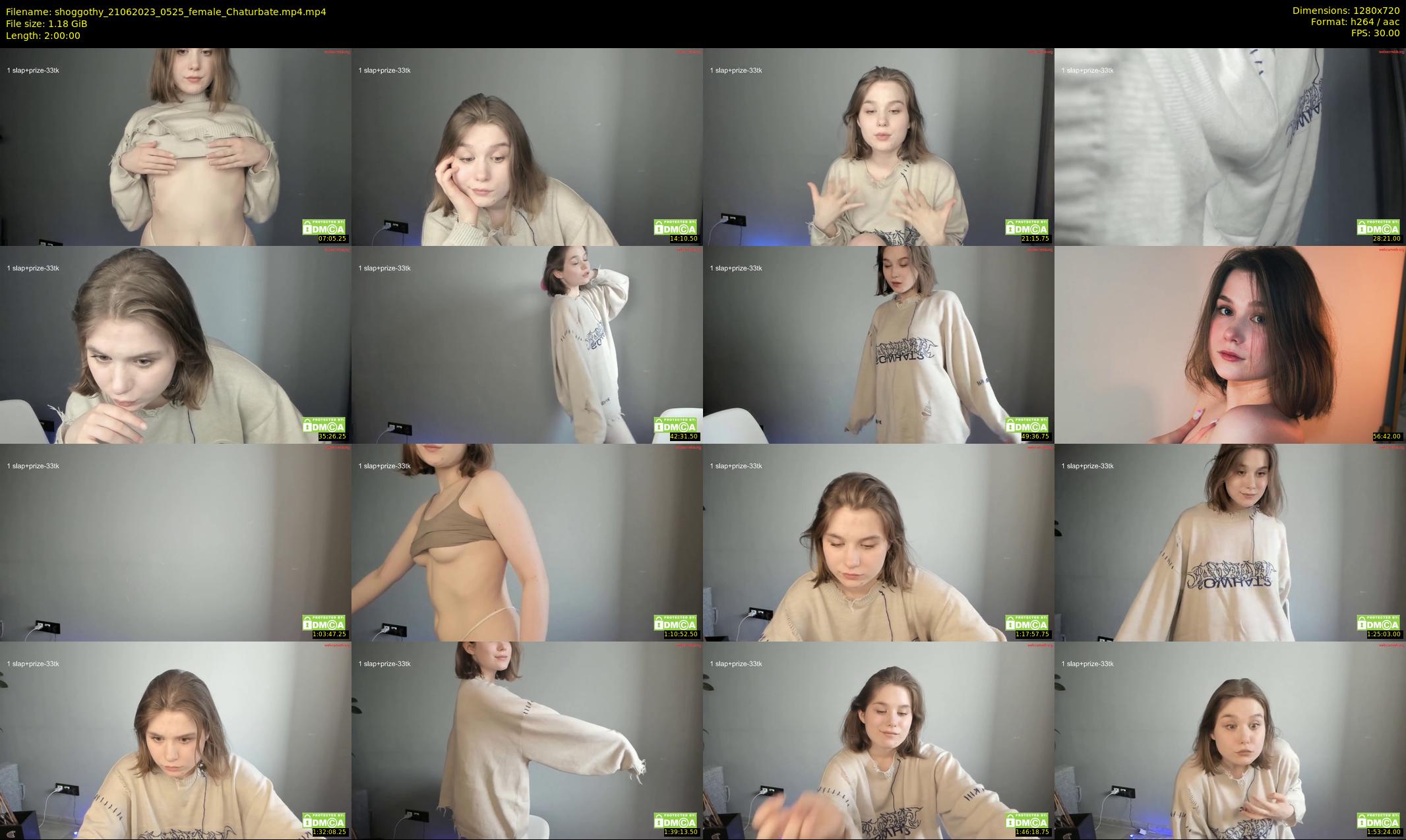 shoggothy — 120 minute Chaturbate female cam show recording, 720p, Jun 21, 2023