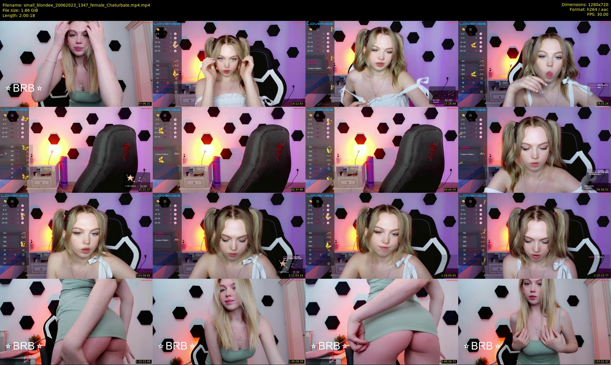 small_blondee — 121 minute Chaturbate female cam show recording, 720p, Jun 20, 2023