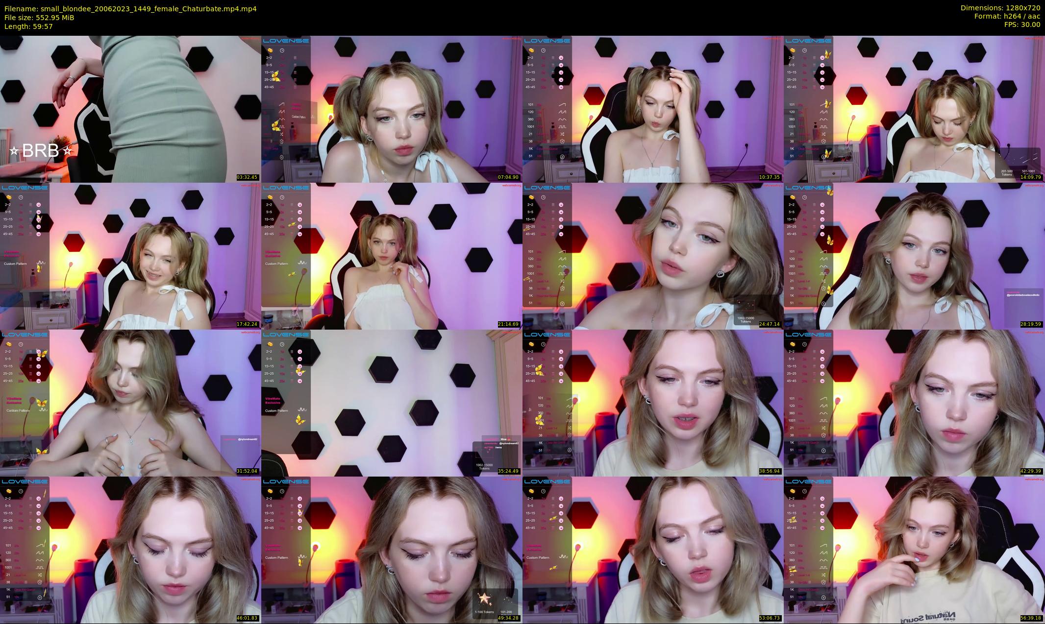 small_blondee — 60 minute Chaturbate female cam show recording, 720p, Jun 20, 2023